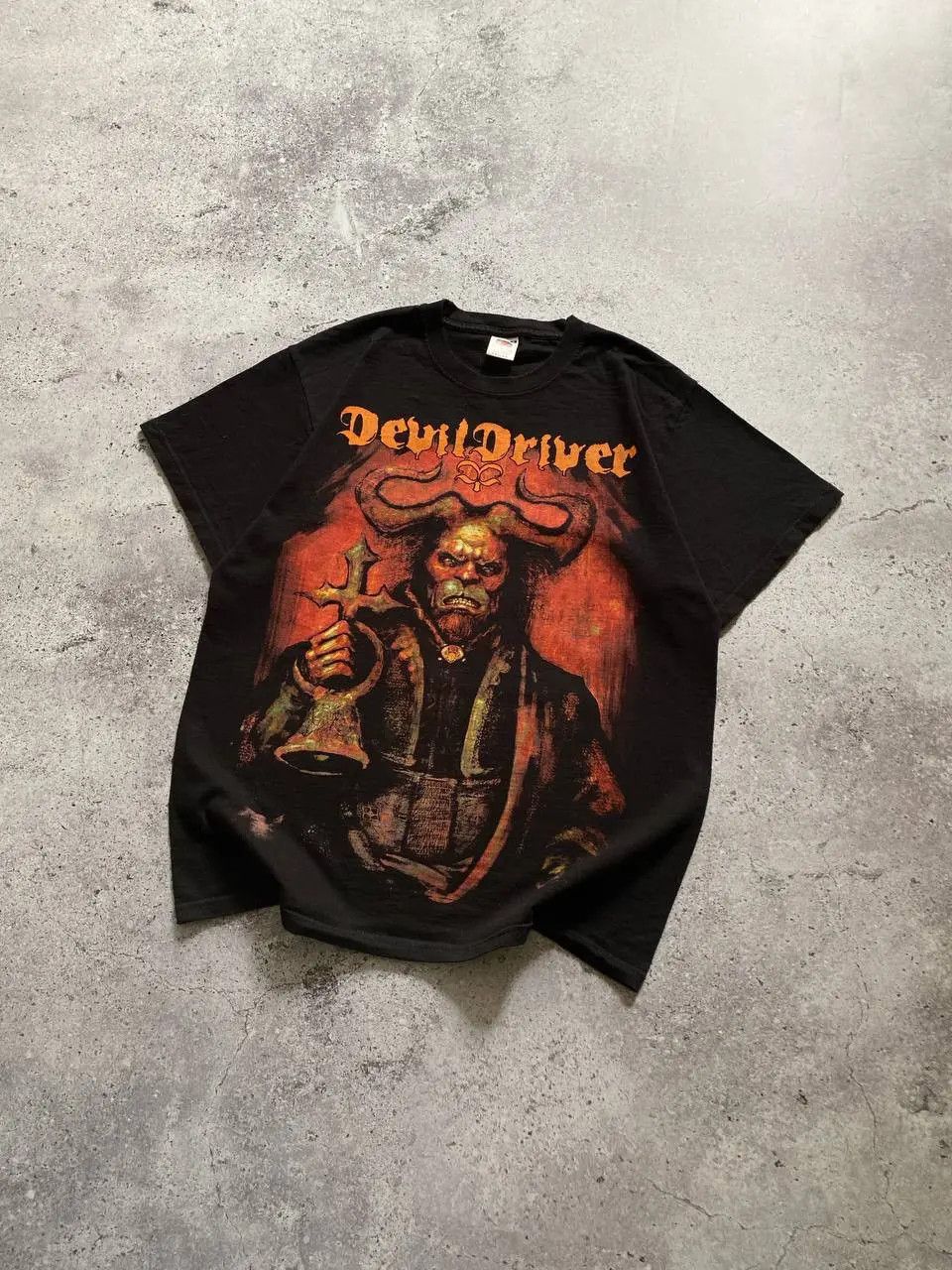 Band Tees VINTAGE DEVIL DRIVER TRASH METAL BAND T SHIRT Size US M / EU 48-50 / 2 - 3 Thumbnail