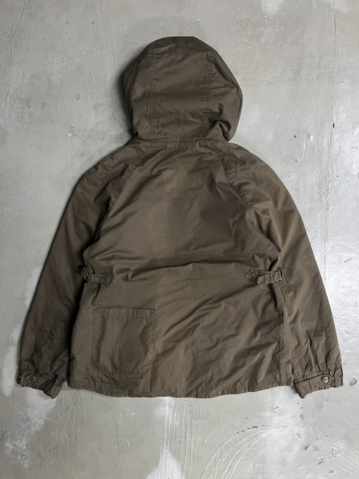 Vintage Marine Military Side Buckle Back Pocket Work Hoodie Jacket Size US M / EU 48-50 / 2 - 9 Thumbnail