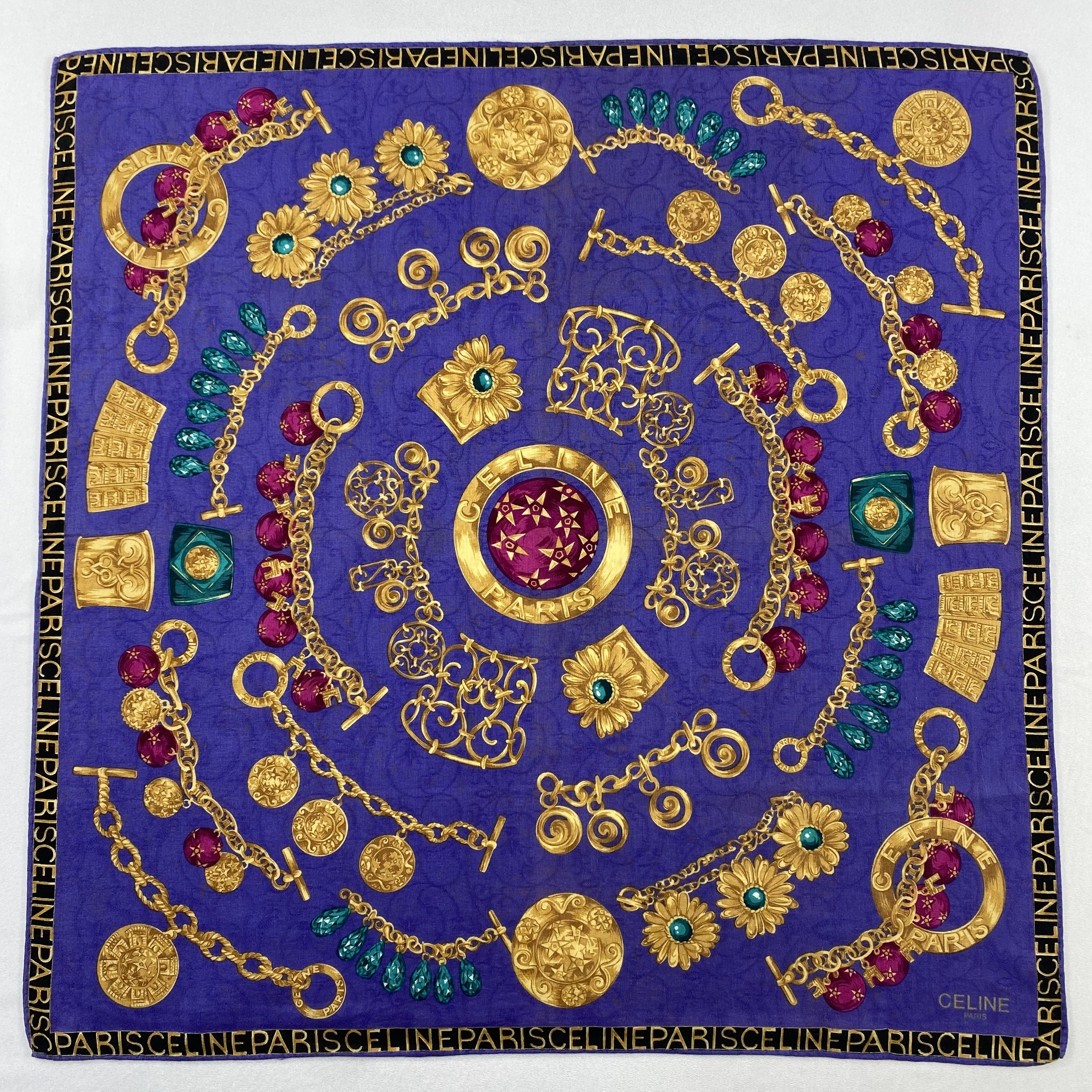 Celine Celine Handkerchief / Bandana / Neckerchief C897 Size ONE SIZE - 3 Thumbnail