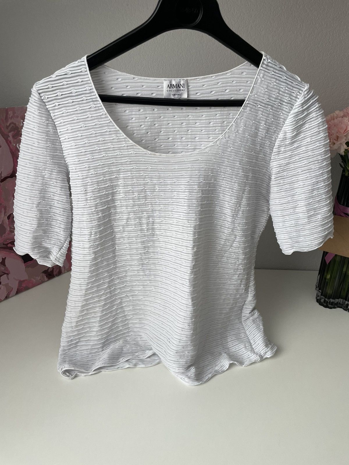 Armani × Armani Collezioni Armani Collezioni Italy Collection Female Long Sleeve Shirt Size S / US 4 / IT 40 - 2 Thumbnail