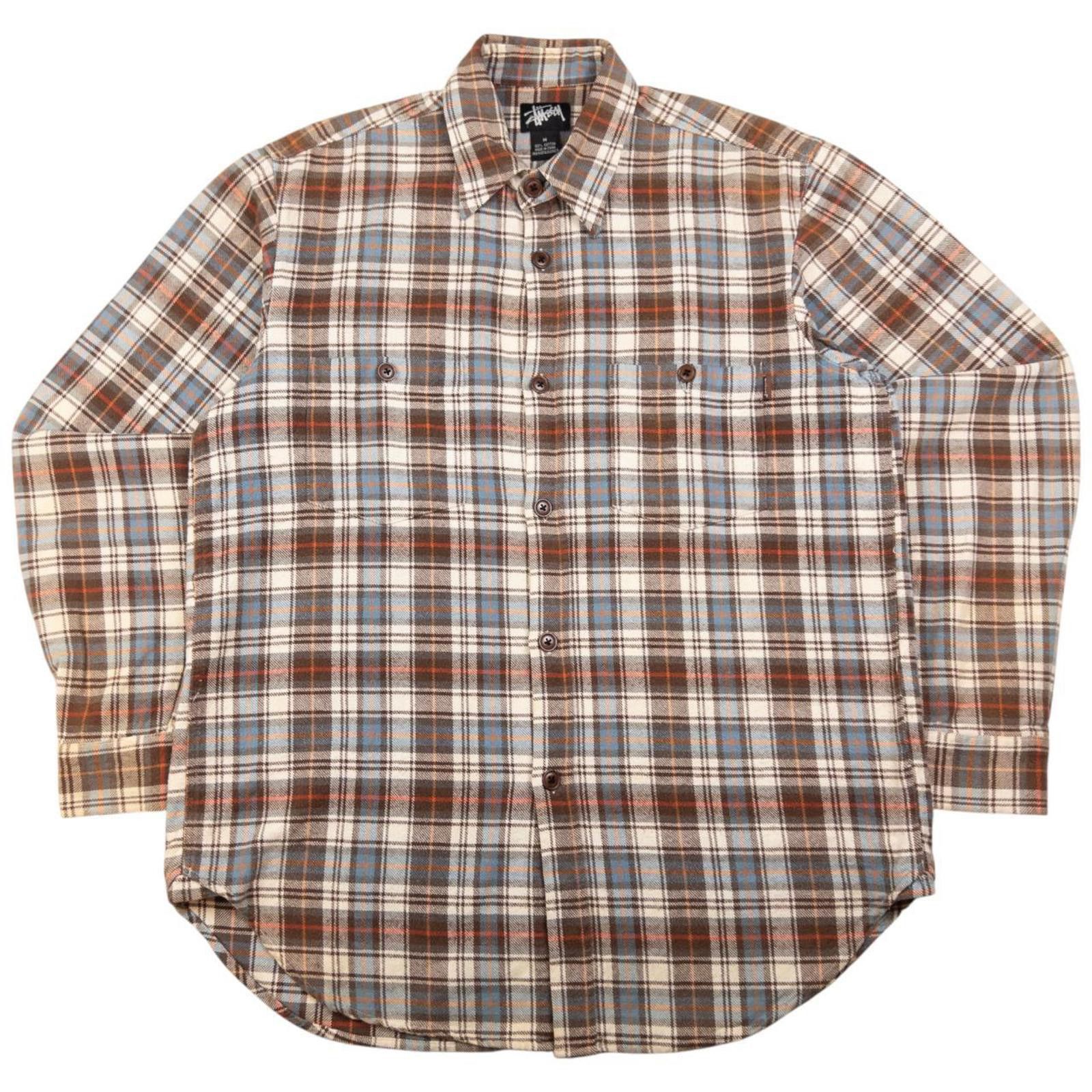 Stussy Vintage Stussy Checkered Long Sleeve Button Up Shirt Size M Size US M / EU 48-50 / 2 - 1 Thumbnail