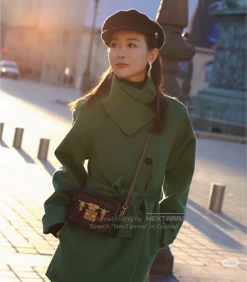 Hermes Hermes Green 100% Cashmere Coat Size XS / US 0-2 / IT 36-38 - 6 Thumbnail