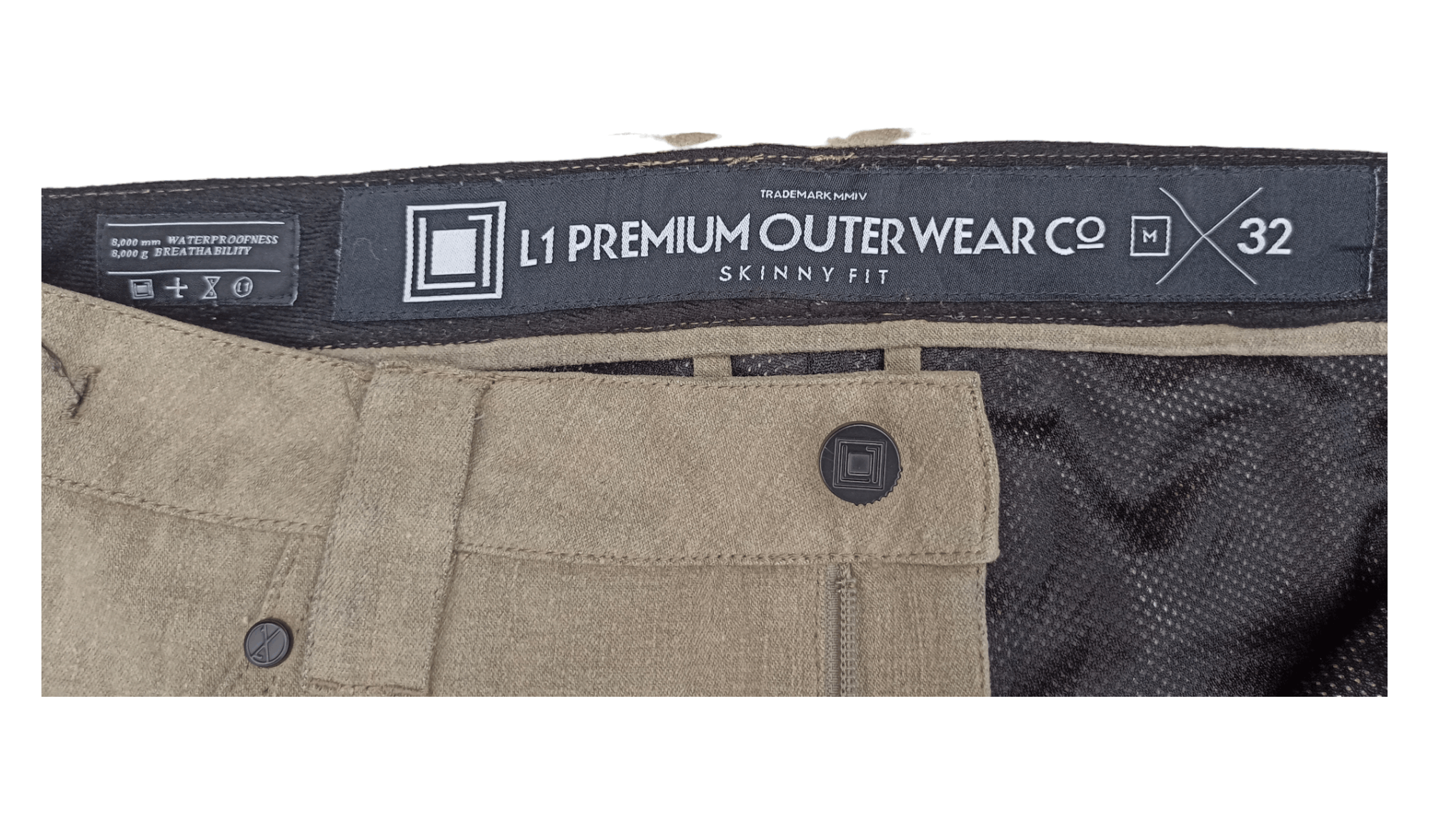 Japanese Brand L1 Premium Outerwear Mud Wash Zipper Leg Flared Pants Size US 32 / EU 48 - 11 Thumbnail
