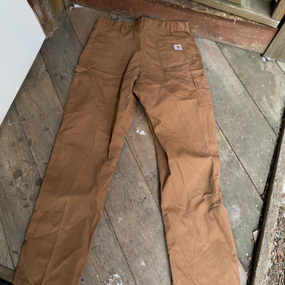 Carhartt Carhartt FRB152BRN Flame Resistant Work Dungaree Canvas Pan Size US 36 / EU 52 - 5 Thumbnail