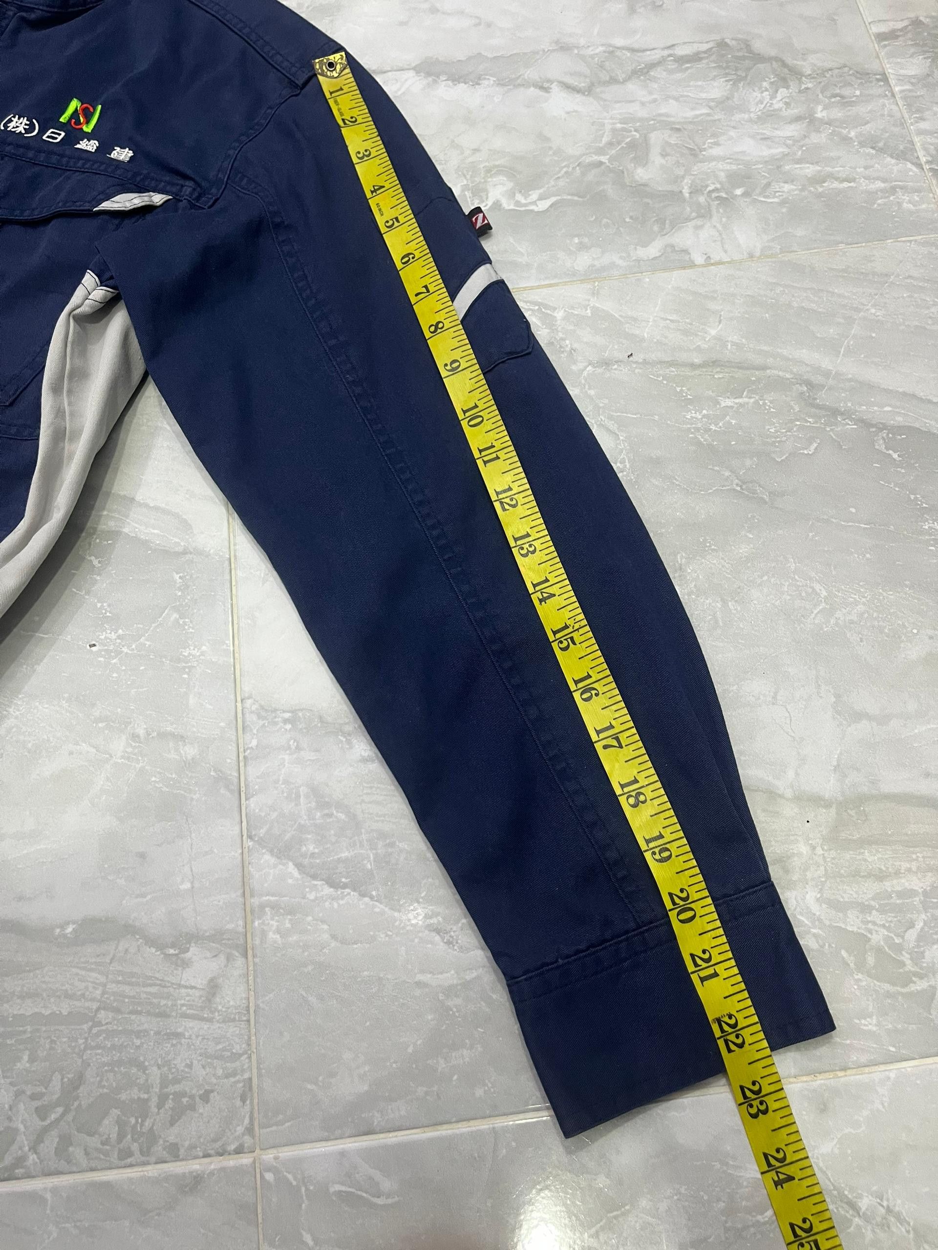 Japanese Brand Z-DRAGON Japanese Work Jacket Navy Reflective L Size US M / EU 48-50 / 2 - 19 Thumbnail