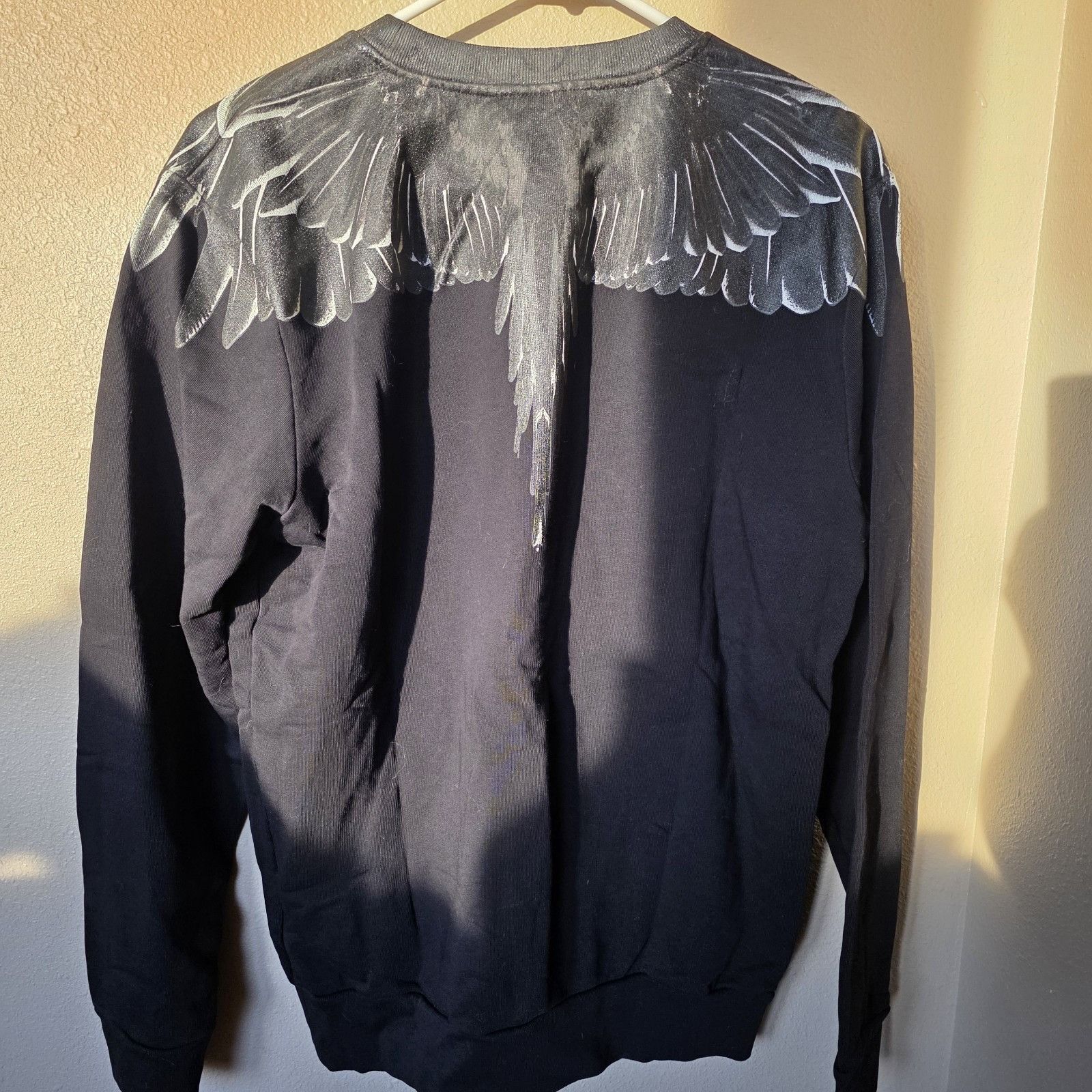 Other Marcelo Burlon Wings Crewneck Sweatshirt Black White - S Size US S / EU 44-46 / 1 - 2 Thumbnail