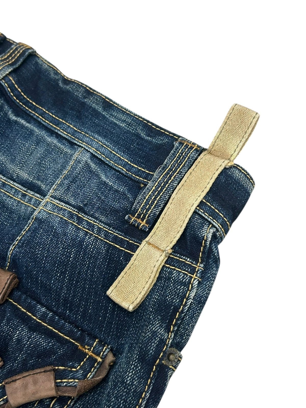 PPFM Vintage PPFM Jeans Unique Pocket Style Straight Leg Size US 30 / EU 46 - 15 Thumbnail