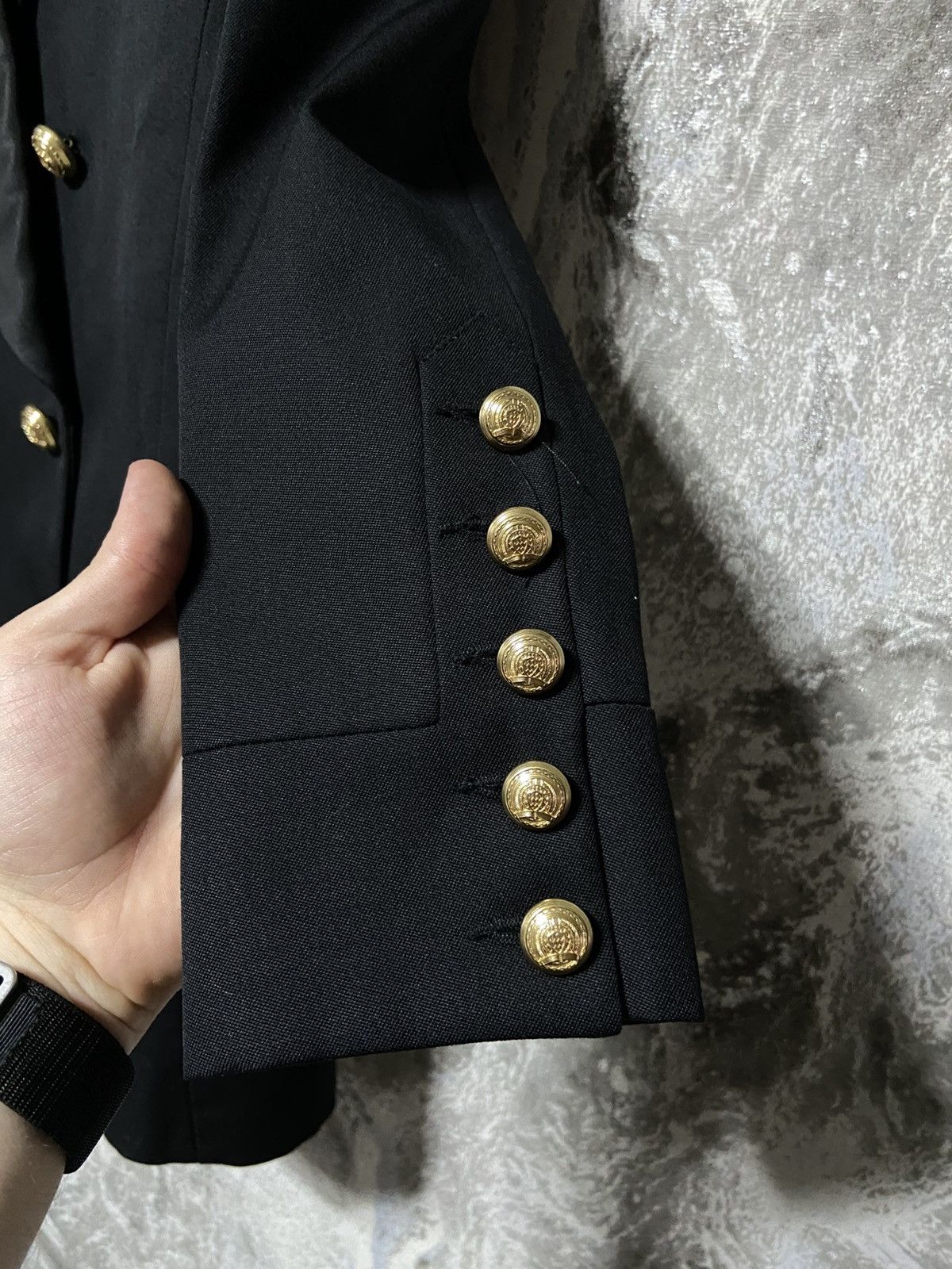 Balmain × H&M Balmain x H&M Black Blazer Jacket Dress Tuxedo Size 40 10 Size S / US 4 / IT 40 - 5 Thumbnail
