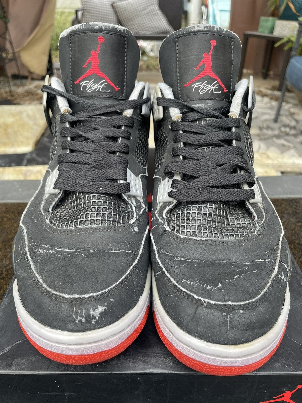 Jordan Brand Jordan 4 Retro Bred (1999) Size US 10.5 / EU 43-44 - 2 Thumbnail