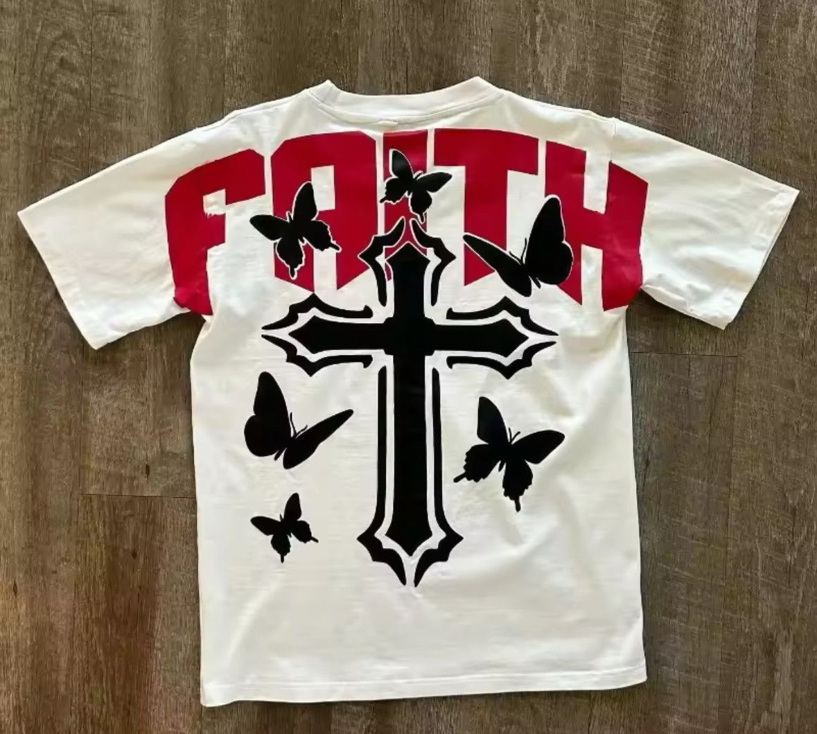 Other Y2K Streetwear Goth Fashion White T-Shirt Punk Graphic Tees Size US XL / EU 56 / 4 - 1 Thumbnail