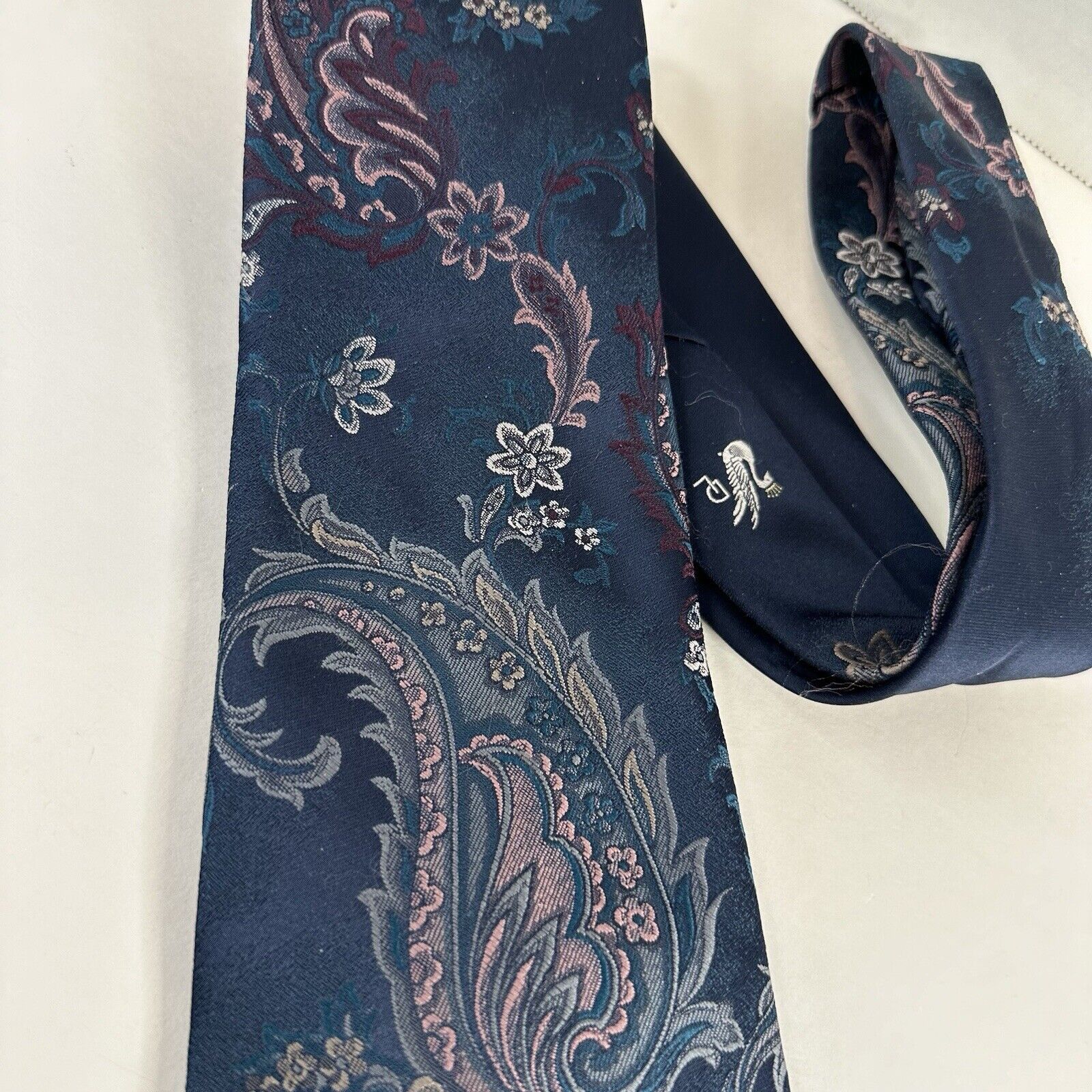 Other Don Loper Beverly Hills Tie Polyester Paisley Floral Preppy Size ONE SIZE - 5 Thumbnail