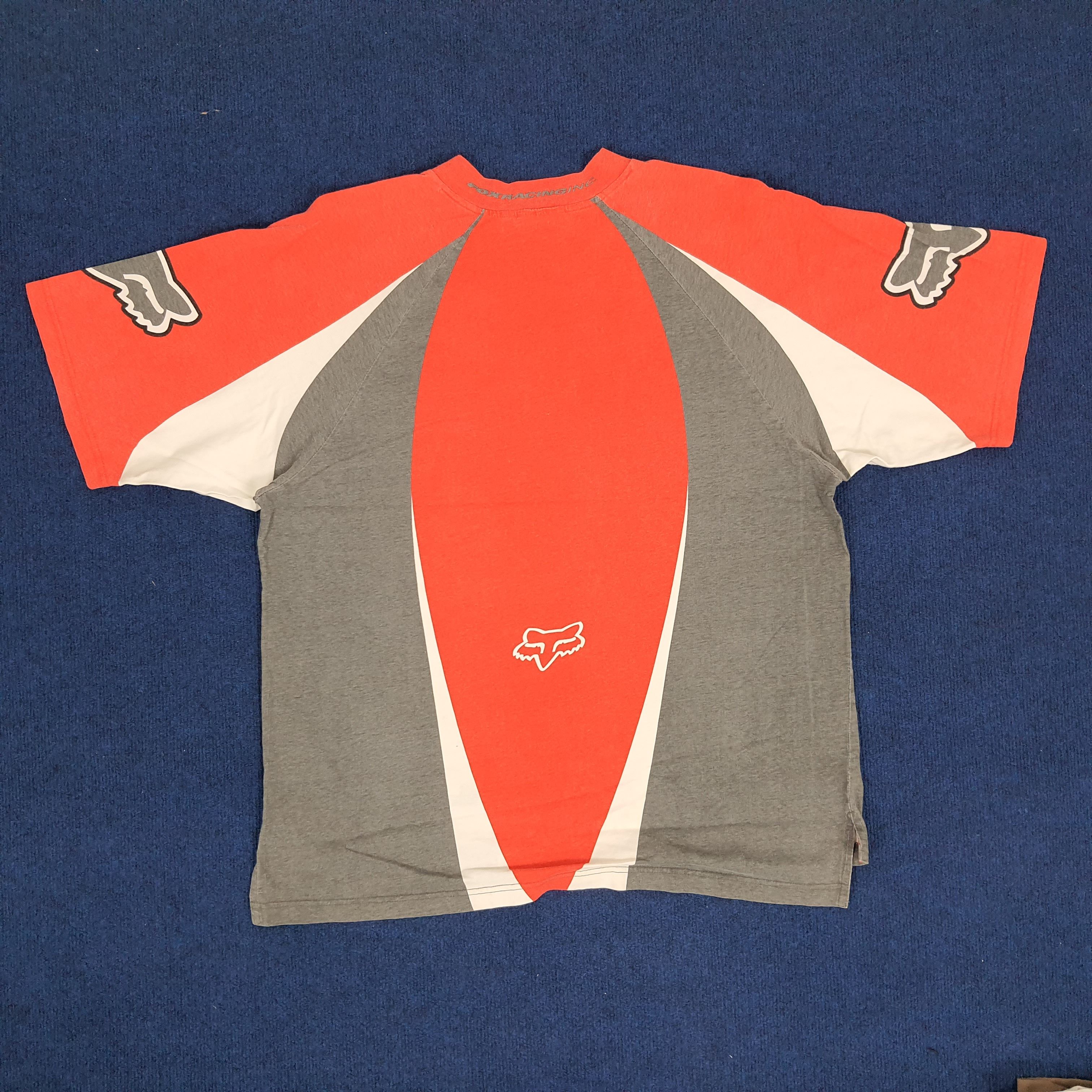 Fox Racing × Vintage Vintage Fox Racing Extreme Motorsport Racing Tshirt Size US XL / EU 56 / 4 - 4 Thumbnail