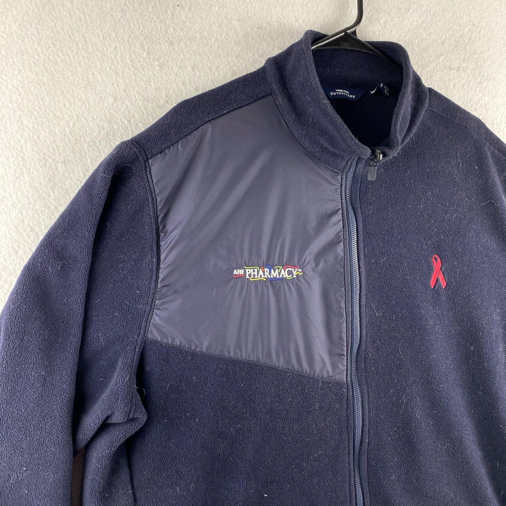 Lands' End Lands' End Sweater Mens XL Blue Full Zip Fleece Long Sleeve Pockets All Seasons Casual Modern Regular Mens XL Blue Lands' End Sweater Size US XL / EU 56 / 4 - 4 Thumbnail