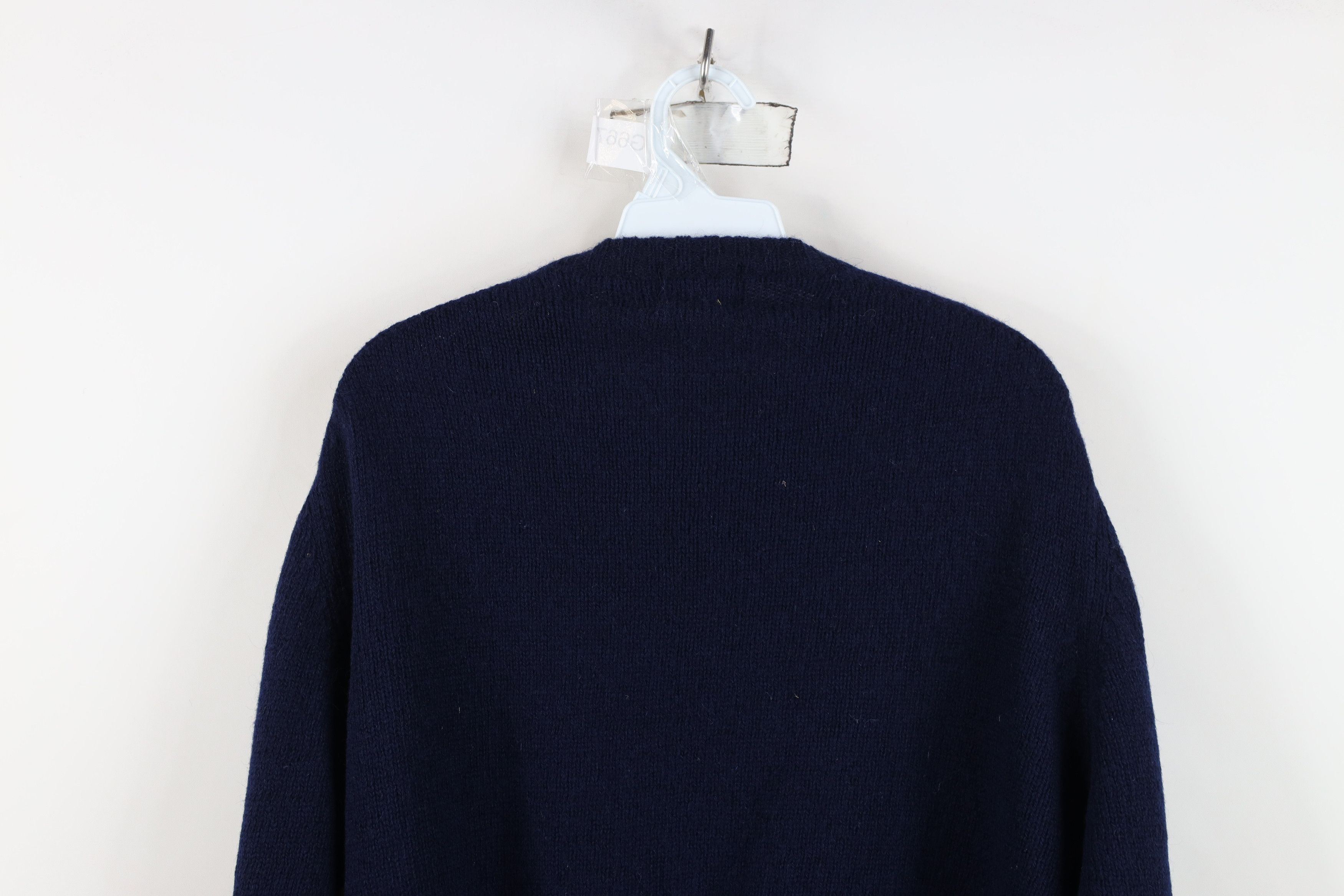 Vintage Vintage 70s Streetwear Wool Argyle Diamond Knit Sweater Size US L / EU 52-54 / 3 - 12 Thumbnail