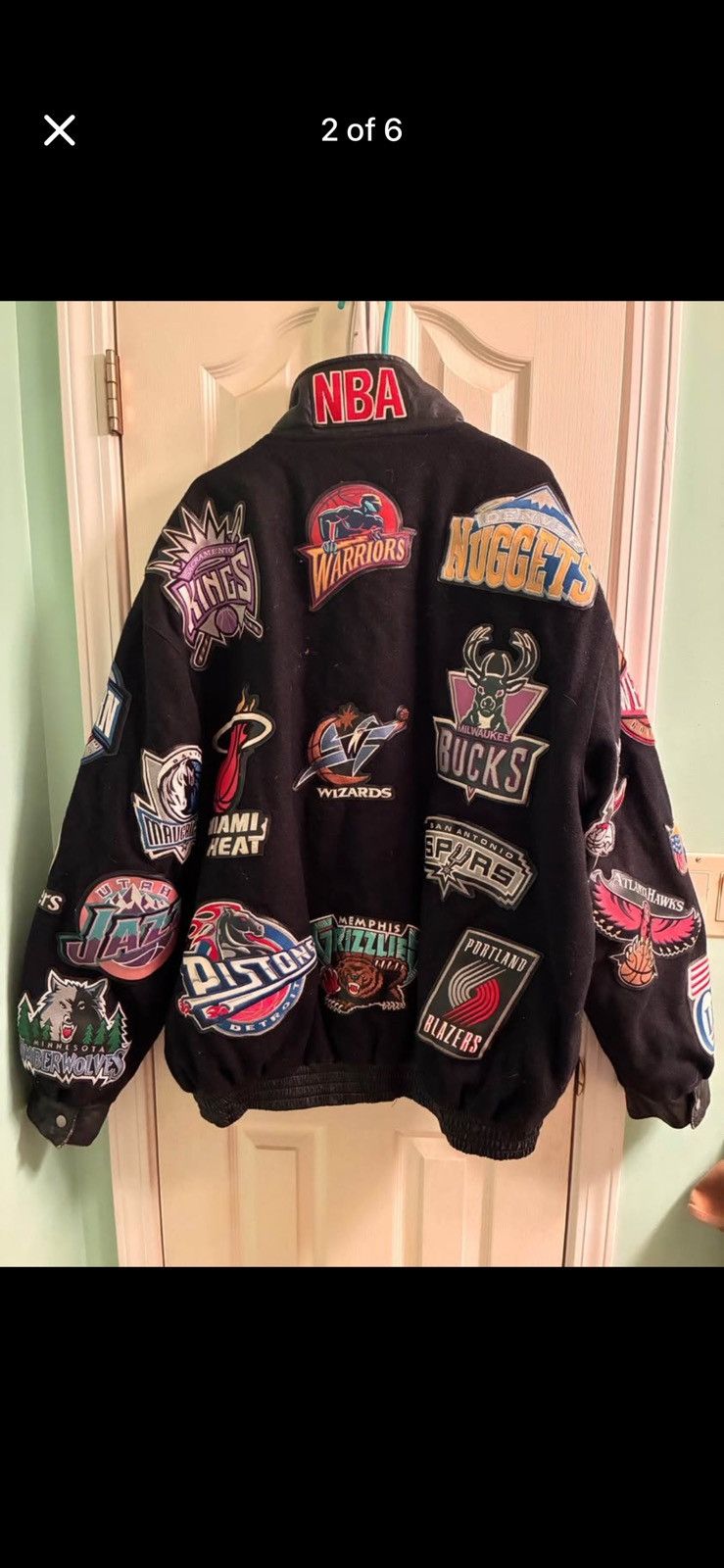 Jeff Hamilton Vintage Jeff Hamilton NBA All-Teams Collage Jacket 6XL Size US XXL / EU 58 / 5 - 2 Thumbnail