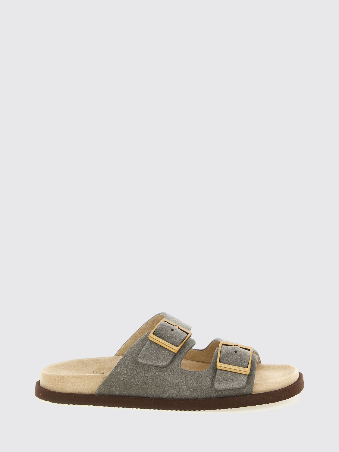 Brunello Cucinelli Brunello Cucinelli Sandals Men Grey Size US 7 / EU 40 - 1 Thumbnail