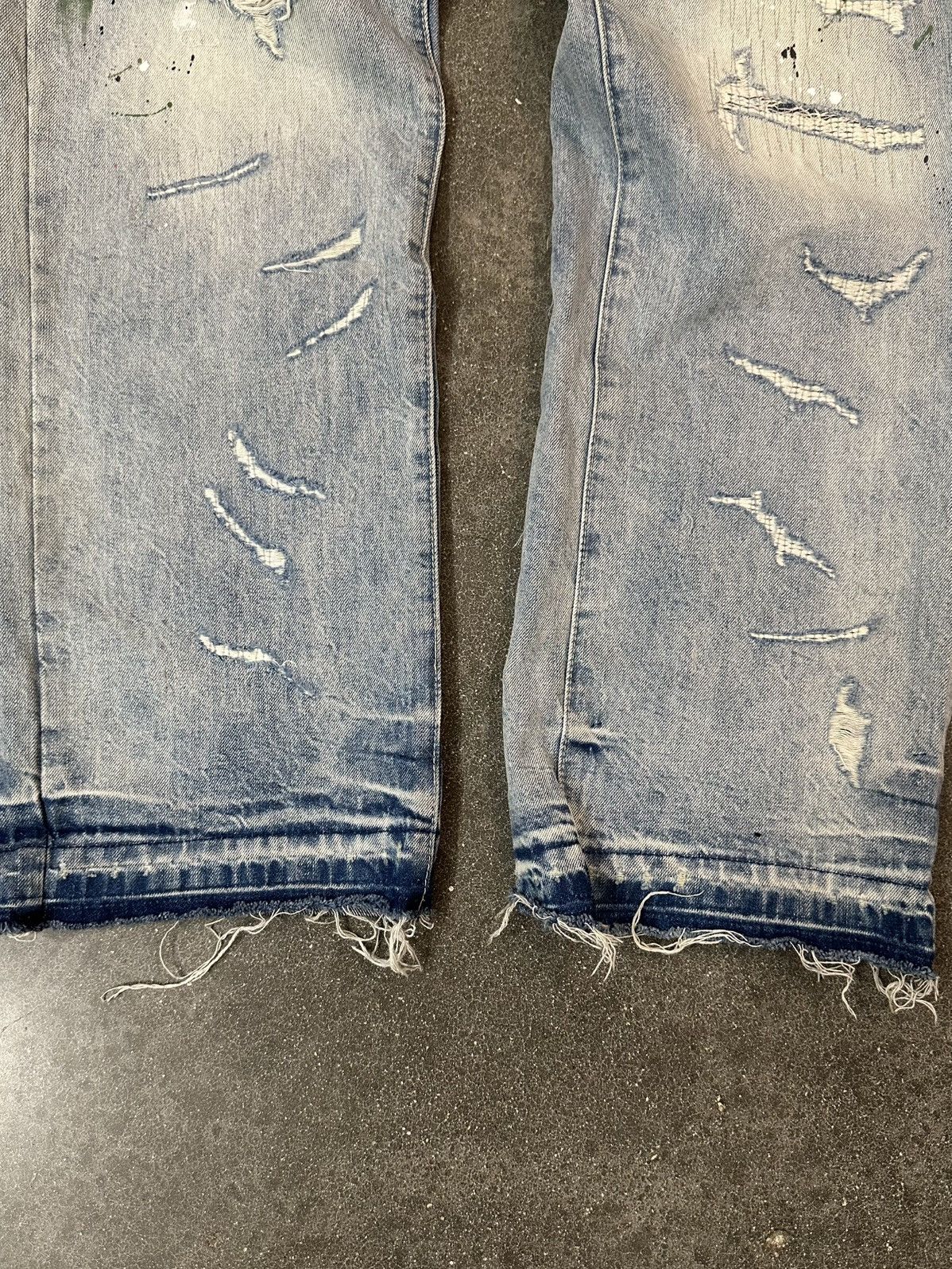 MNML MNML Ultra Baggy Paint Denim Size US 31 - 3 Thumbnail