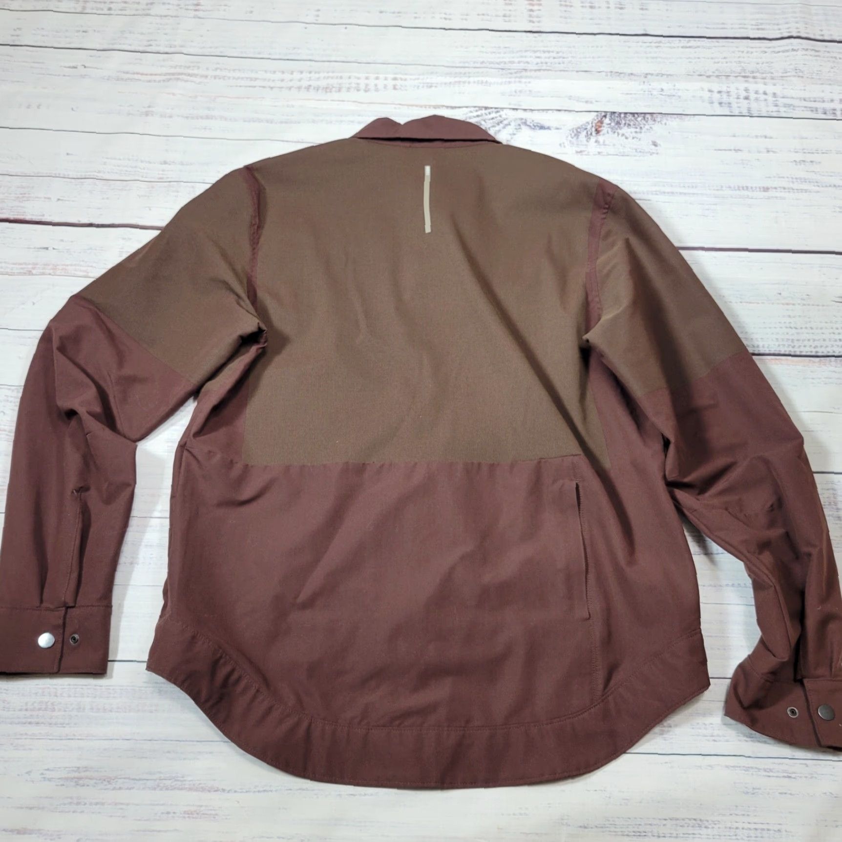 Vintage REI Co-op Mens Shirt Jacket Nylon Blend Size M Brown/Maroon Snap Front Size US M / EU 48-50 / 2 - 3 Thumbnail