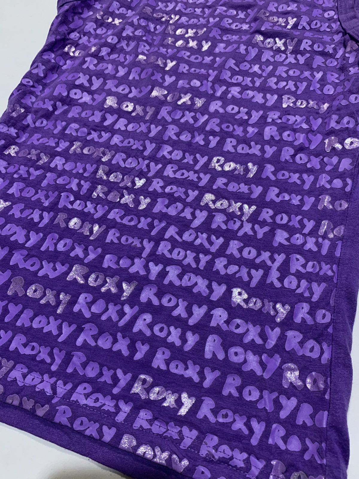 Japanese Brand y2k Roxy Surf Tank Top Purple Size S / US 4 / IT 40 - 3 Thumbnail
