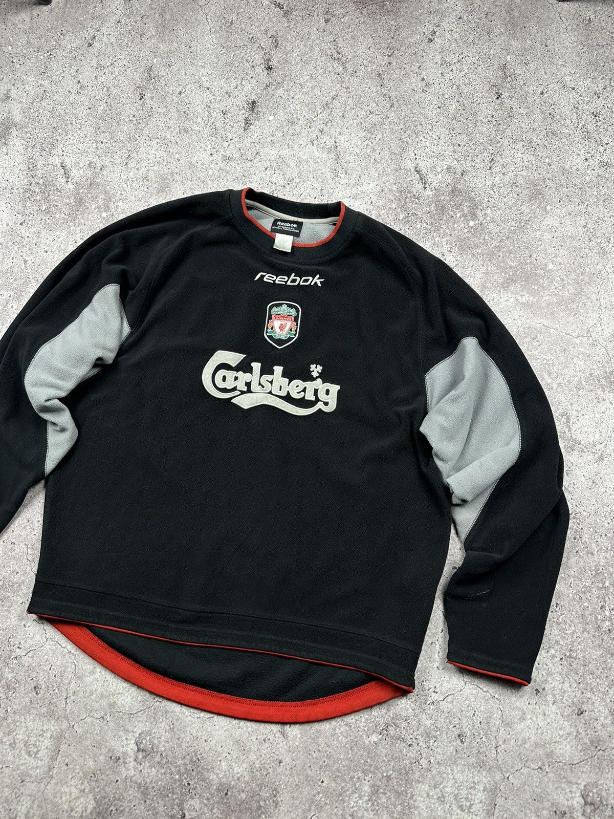 Reebok Vintage Reebok Liverpool 2000 Sweatshirt Fleece Y2K Blockore Size US L / EU 52-54 / 3 - 2 Thumbnail