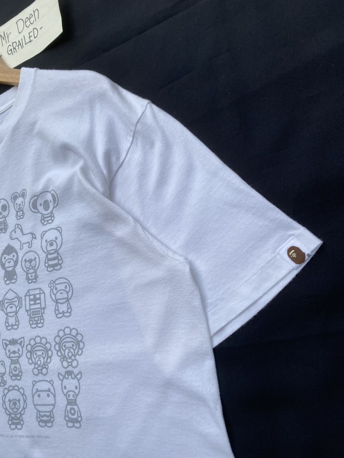 Bape Rare 06s Bathing Ape Baby Milo A to Z Tshirt Size US L / EU 52-54 / 3 - 15 Thumbnail