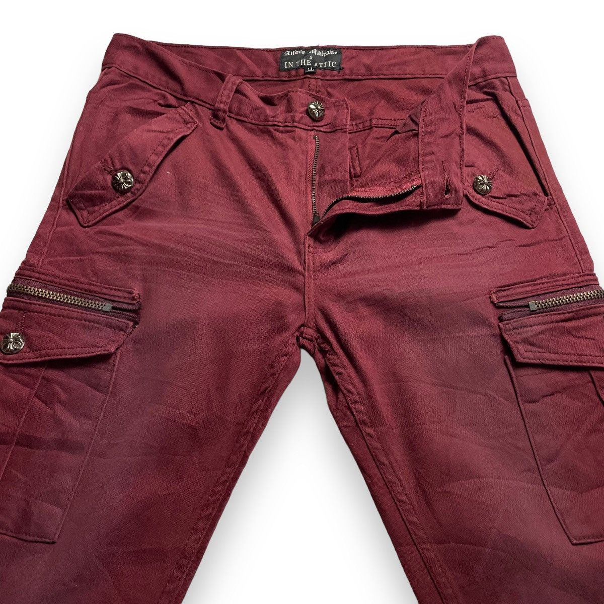 20471120 × Beauty Beast × In The Attic 🇯🇵 IN THE ATTIC x ANDRE MALRAUR CARGO PANTS Size US 31 - 10 Thumbnail