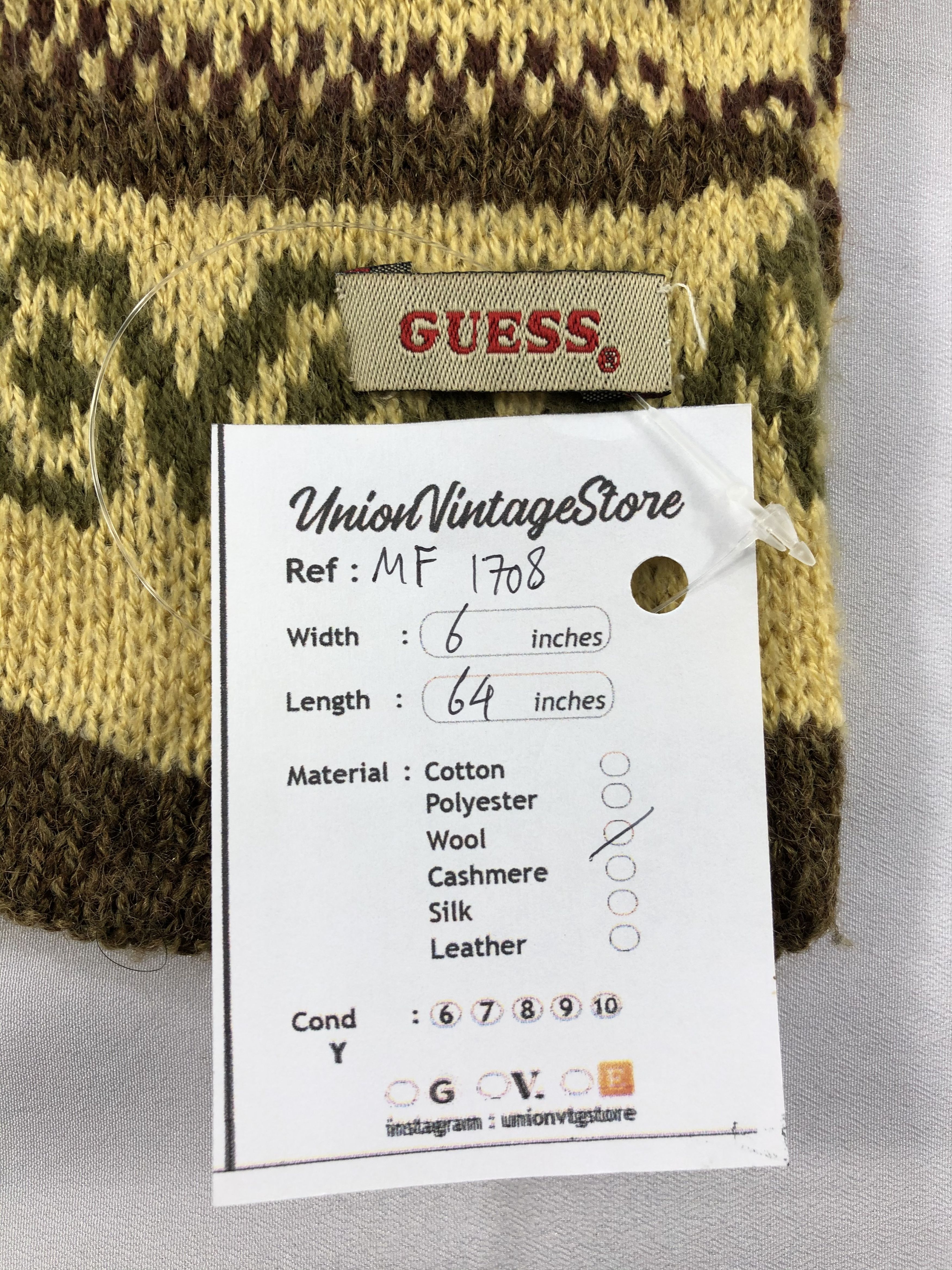 Guess Vintage Guess Scarf/Muffler/Neckwear MF1708 Size ONE SIZE - 6 Thumbnail