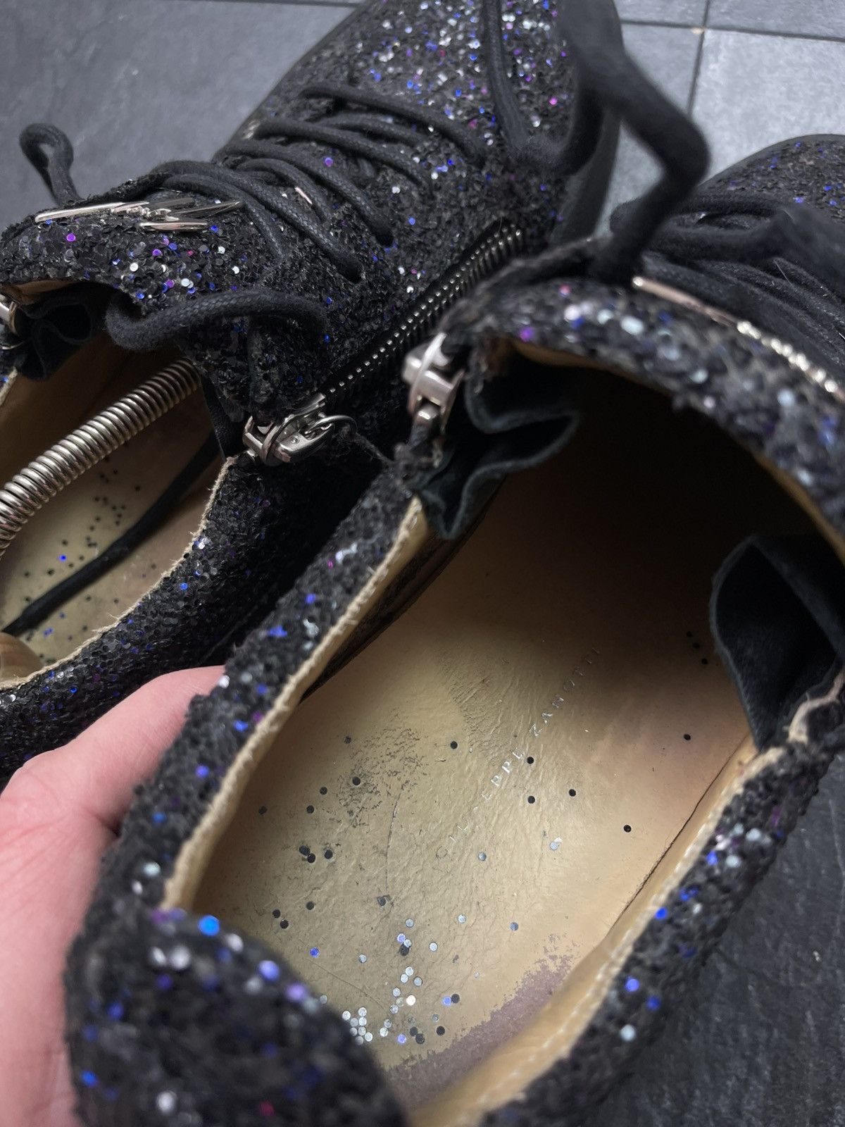 Giuseppe Zanotti × Vintage Vintage Giuseppe Zanotti Shoes Size US 7 / IT 37 - 15 Thumbnail