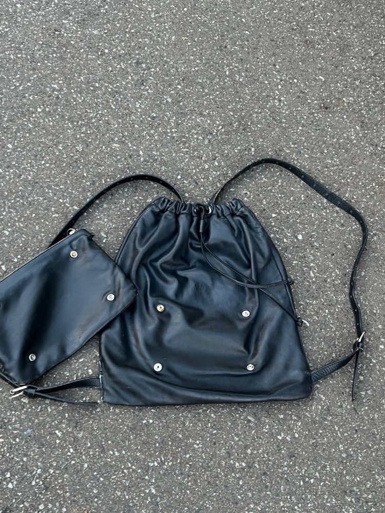 Maison Margiela Maison Margiela MM6 Pocket Magnet Leather Backpack Size ONE SIZE - 1 Thumbnail