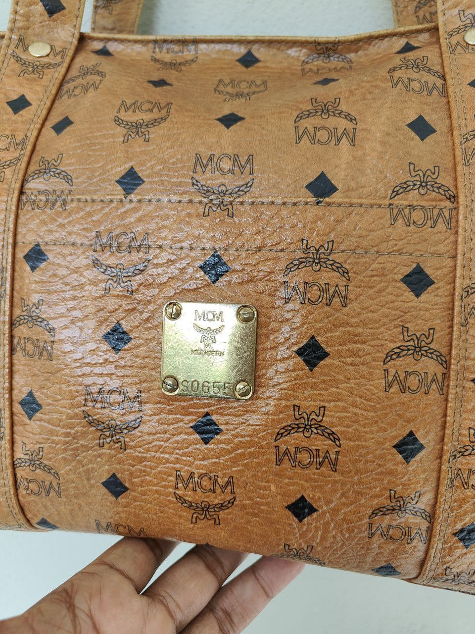 MCM MCM Leather Carry Bag Size ONE SIZE - 19 Thumbnail