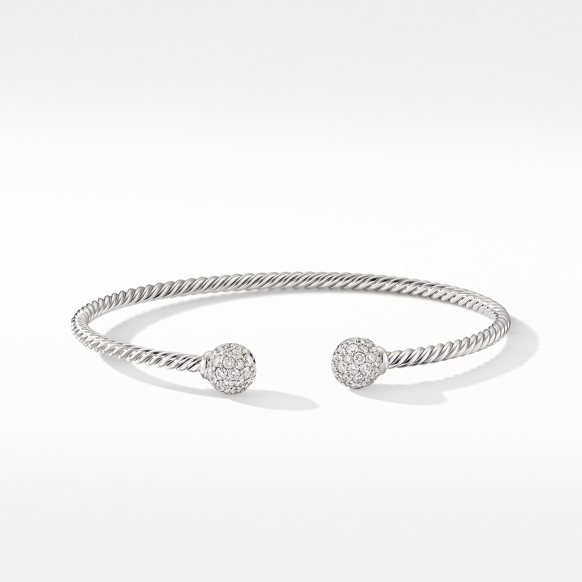 David Yurman o1w1db10325 B14890D Bracelet in 18K White Gold with Diamond Size ONE SIZE - 2 Thumbnail