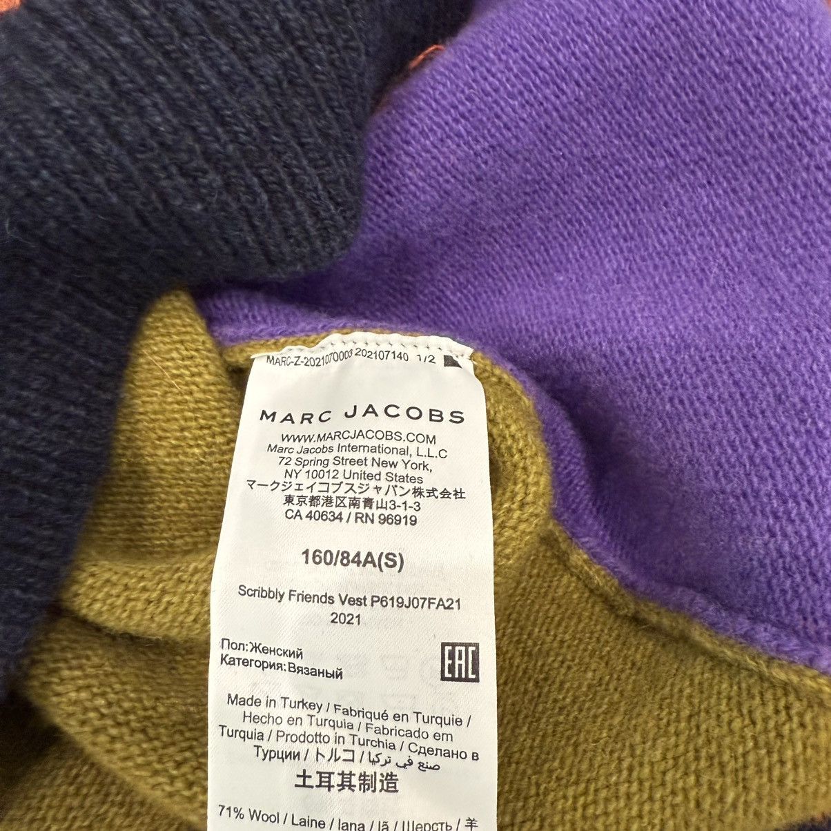 Heaven by Marc Jacobs HEAVEN by Marc Jacobs Scribbly Friends Sweater Vest Size US S / EU 44-46 / 1 - 2 Thumbnail