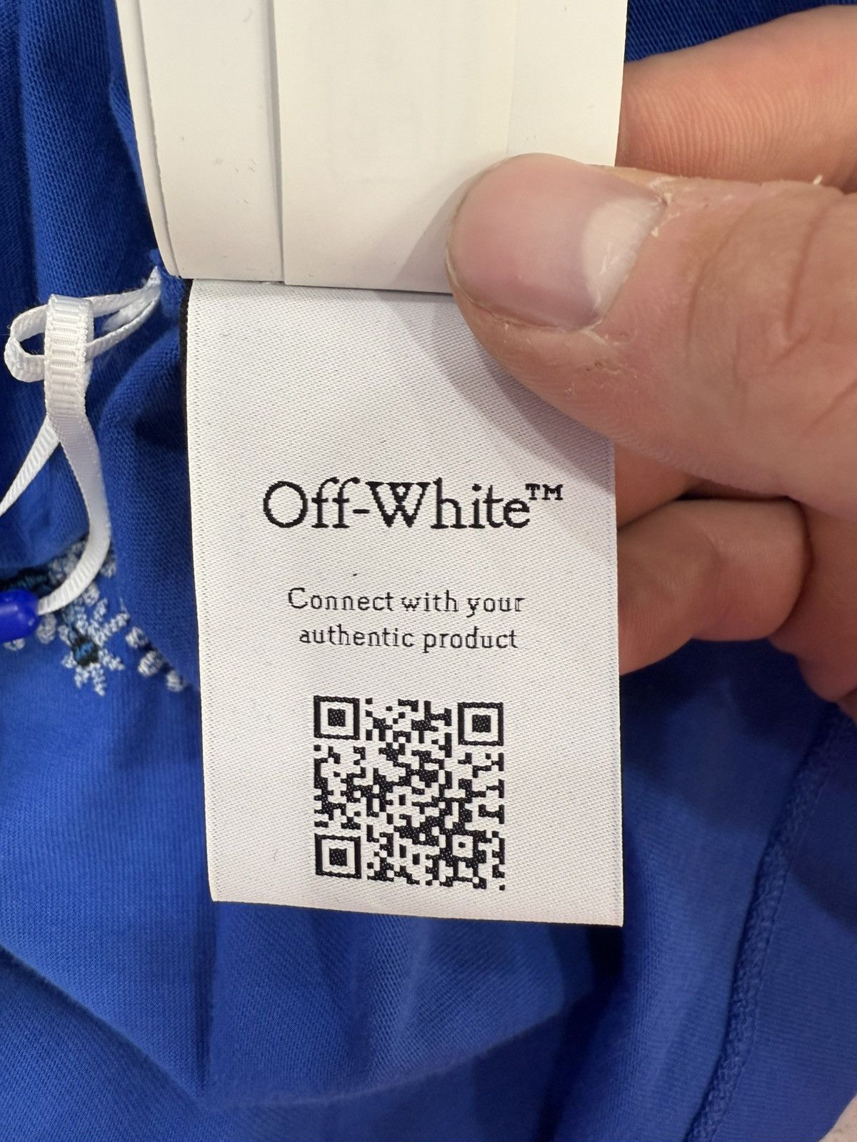 Off-White Off-White Blue Paisley Shirt Size US S / EU 44-46 / 1 - 13 Thumbnail