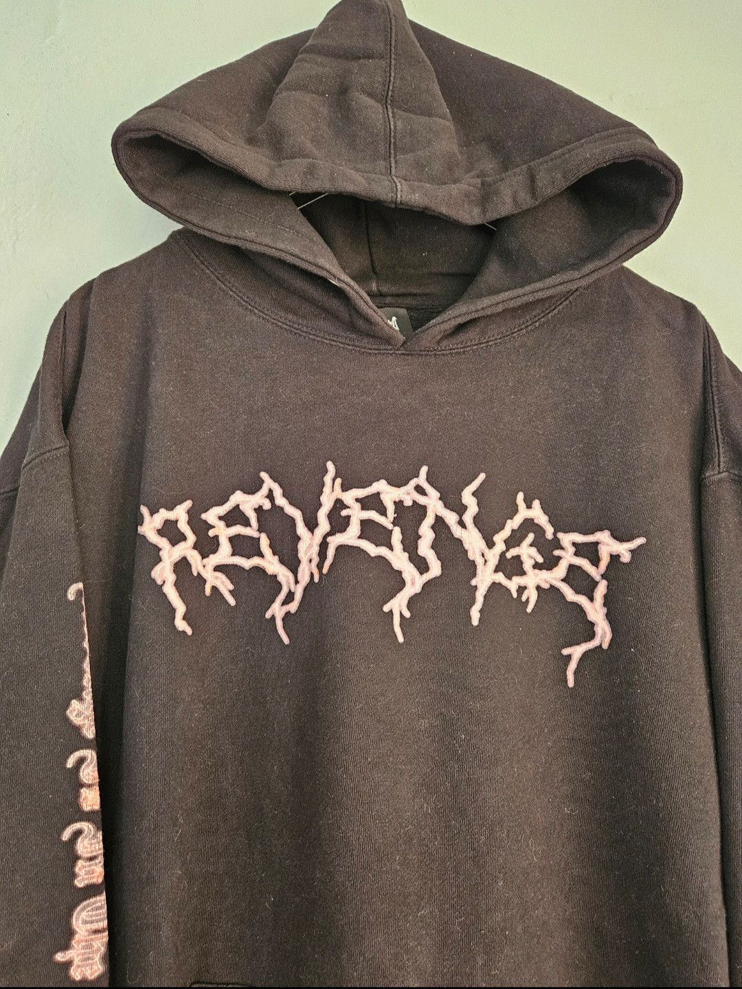 Revenge Revenge Lightning Anarchy Black Hoodie Size US XL / EU 56 / 4 - 2 Thumbnail