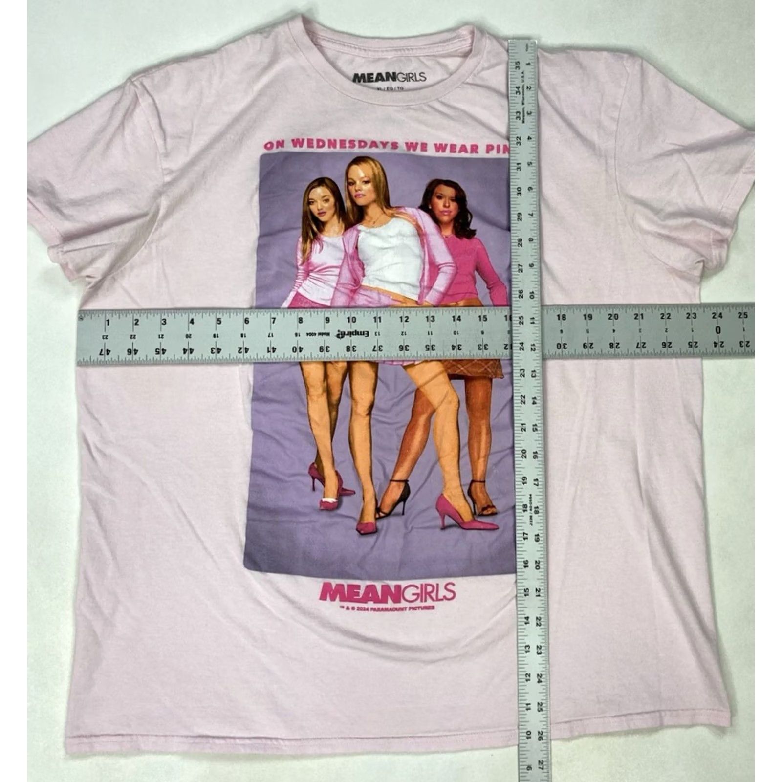 Pinko Mean Girls T-Shirt Women XL Pink Crew Neck Short Sleeve Pullover Casual Movie Size XL / US 12-14 / IT 48-50 - 5 Thumbnail