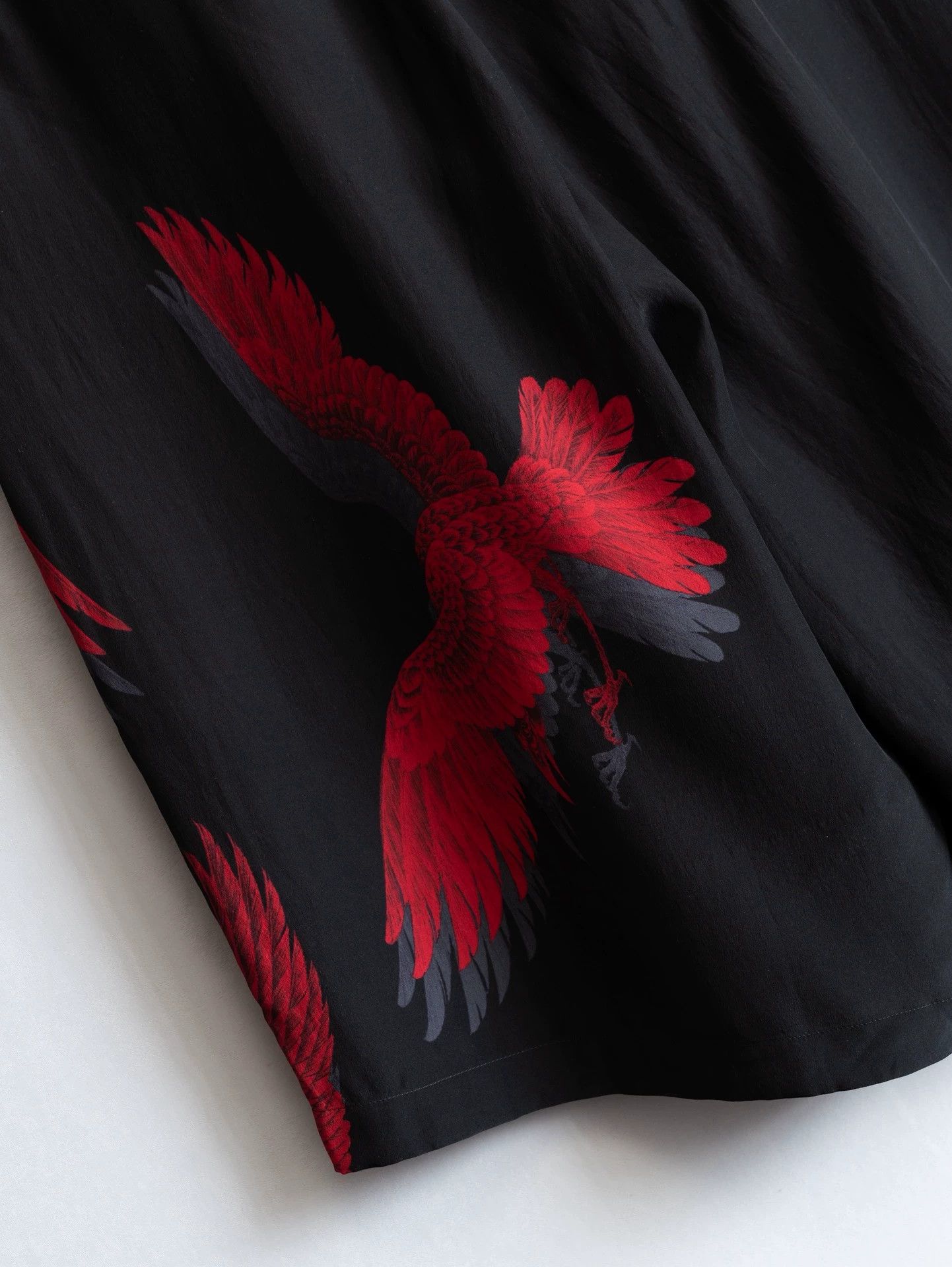 Yohji Yamamoto YOHJI YAMAMOTO 21AW Crow Silk Skirt-Pants Size 26" / US 2 / IT 38 - 2 Thumbnail