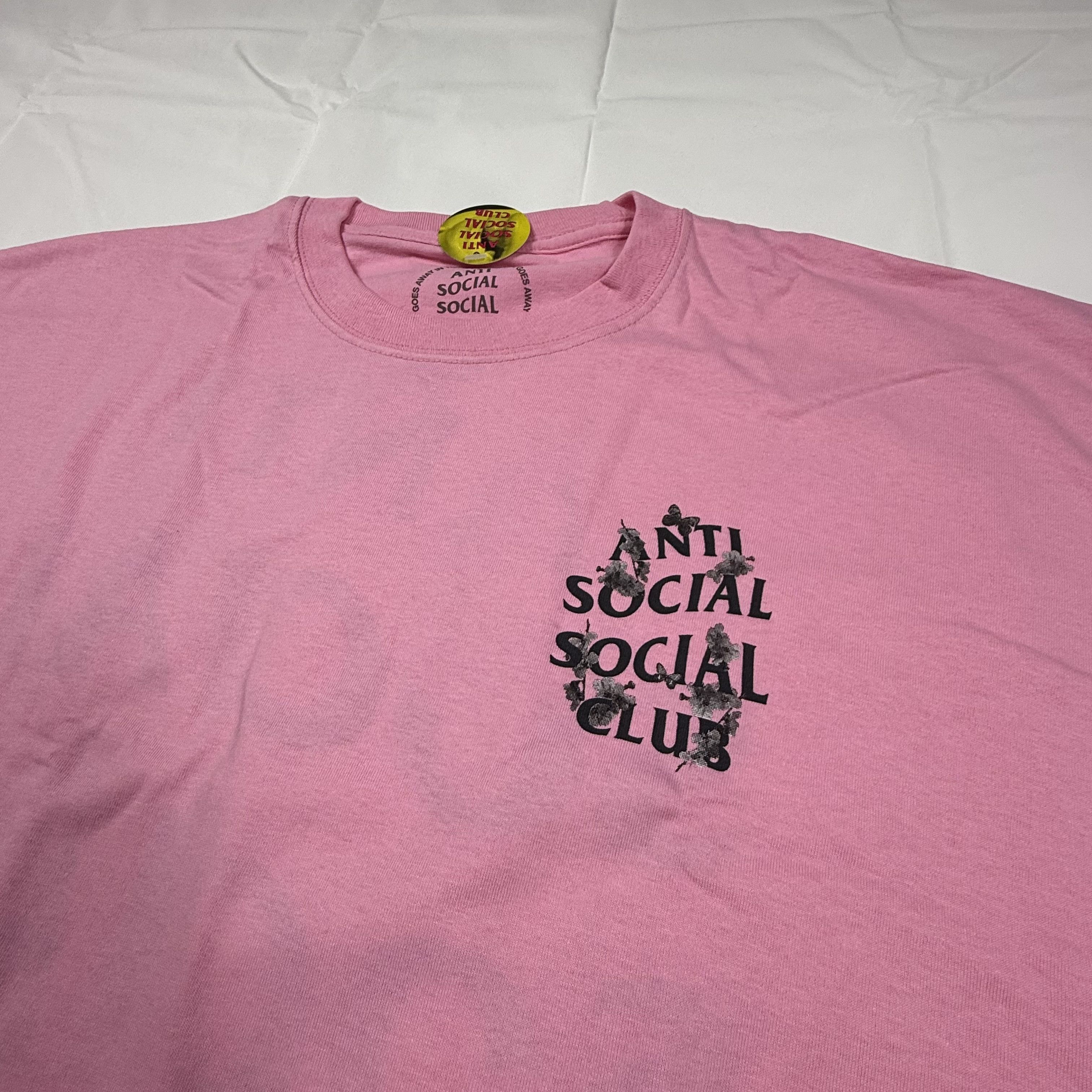 Anti Social Social Club Anti Social Social Club Dramatic Tee Candy Pink Sakura 2XL Size US XXL / EU 58 / 5 - 2 Thumbnail