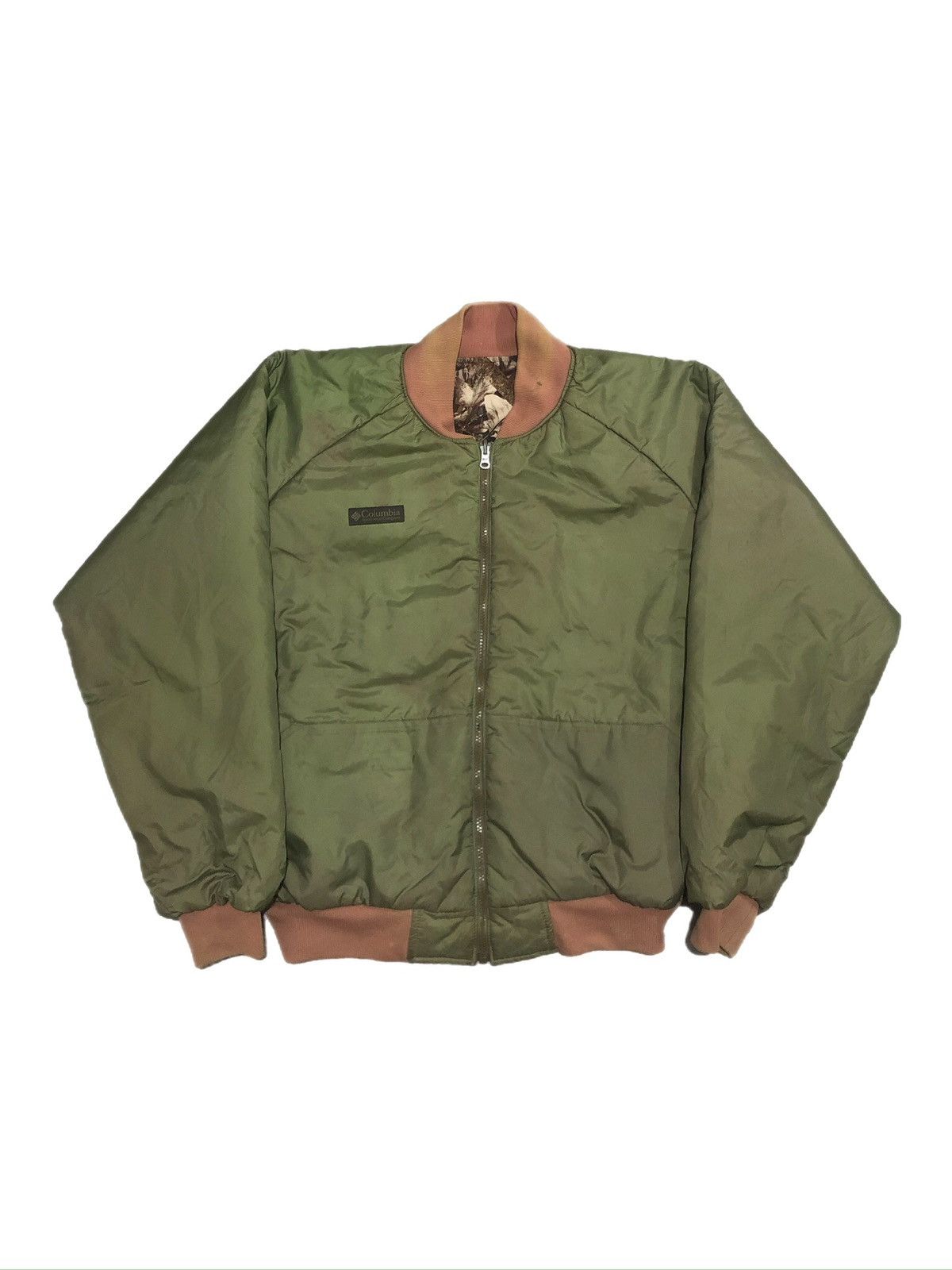 Columbia × Mossy Oaks × Vintage 90s Columbia Mossy Oak Camo Reversible Bomber Jacket Size US L / EU 52-54 / 3 - 2 Thumbnail