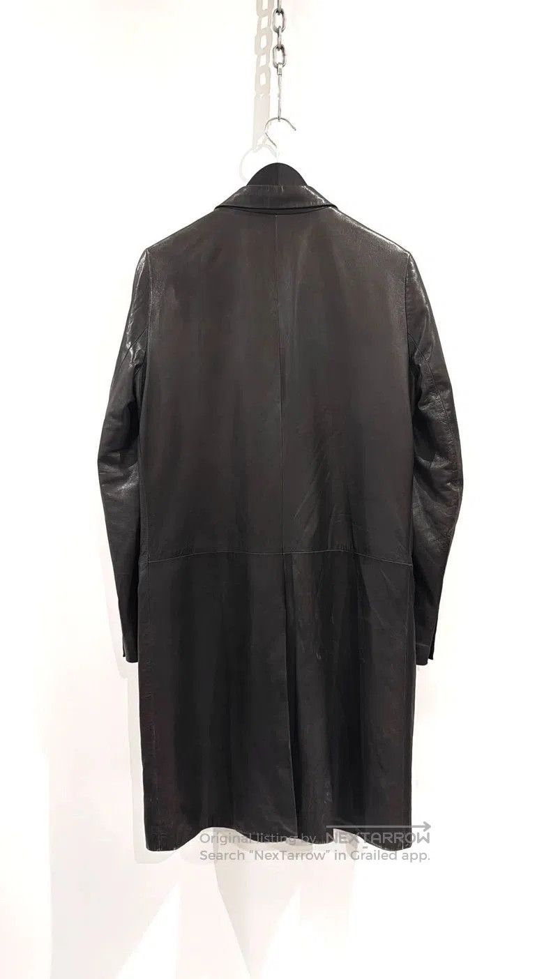Helmut Lang Helmut Lang 04 Dragon Fly Leather Coat. Size US L / EU 52-54 / 3 - 3 Thumbnail