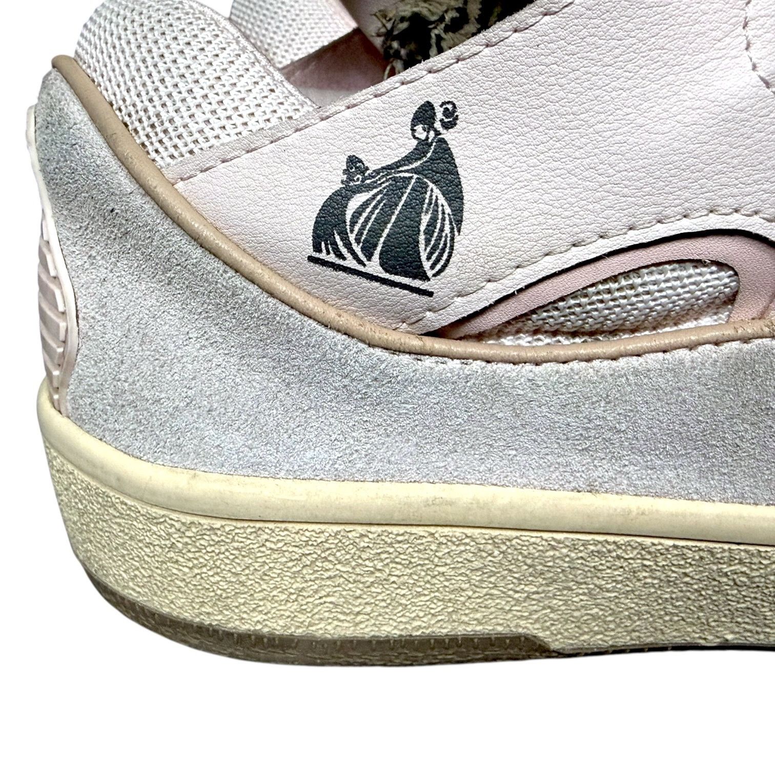 Lanvin Lanvin Pink Leather & Suede Sneakers Zebra Laces EU 36 US 6 Size US 6 / IT 36 - 2 Thumbnail