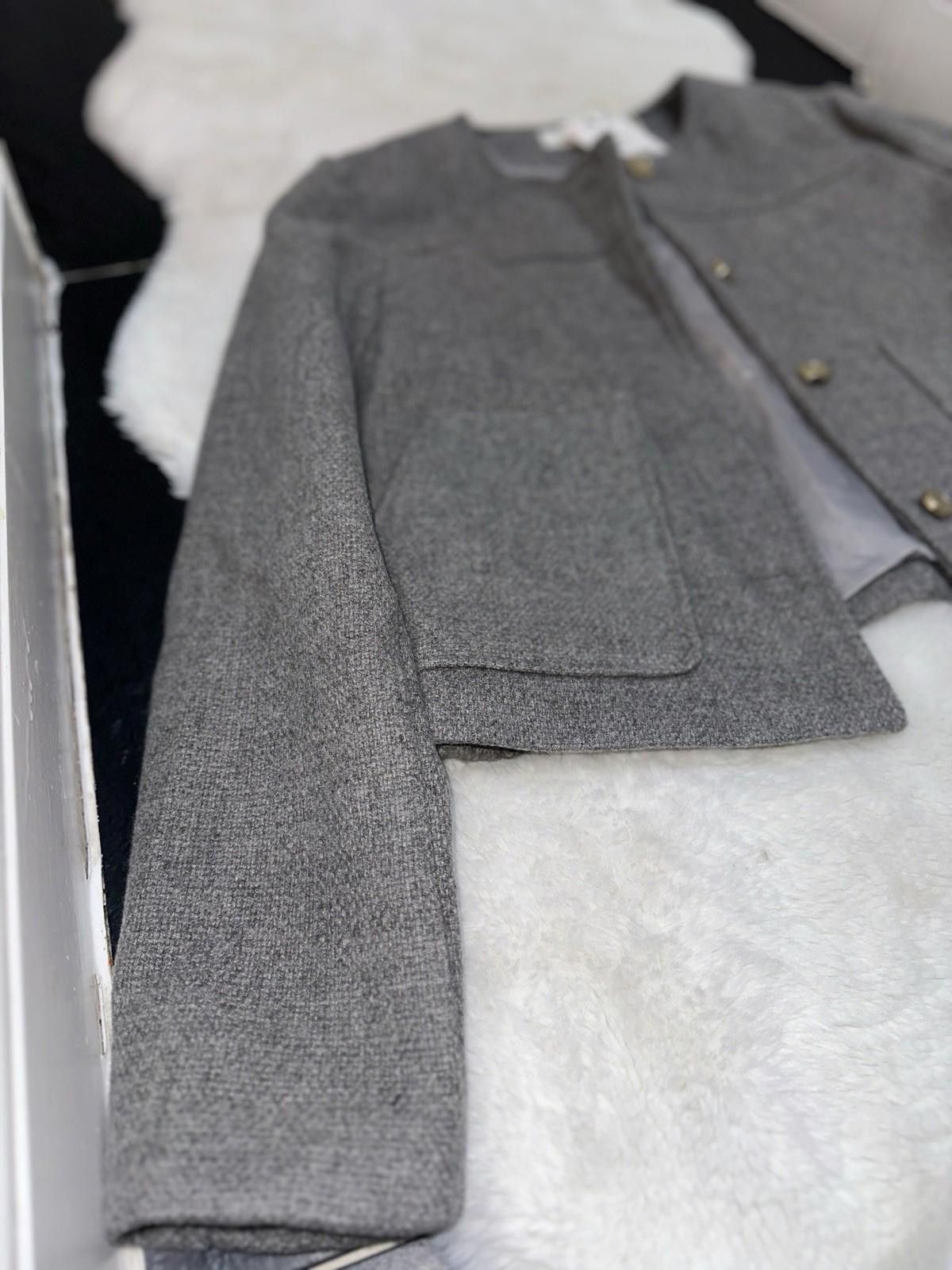 Zara ZARA Grey Bomber Jacket Size S Size S / US 4 / IT 40 - 2 Thumbnail