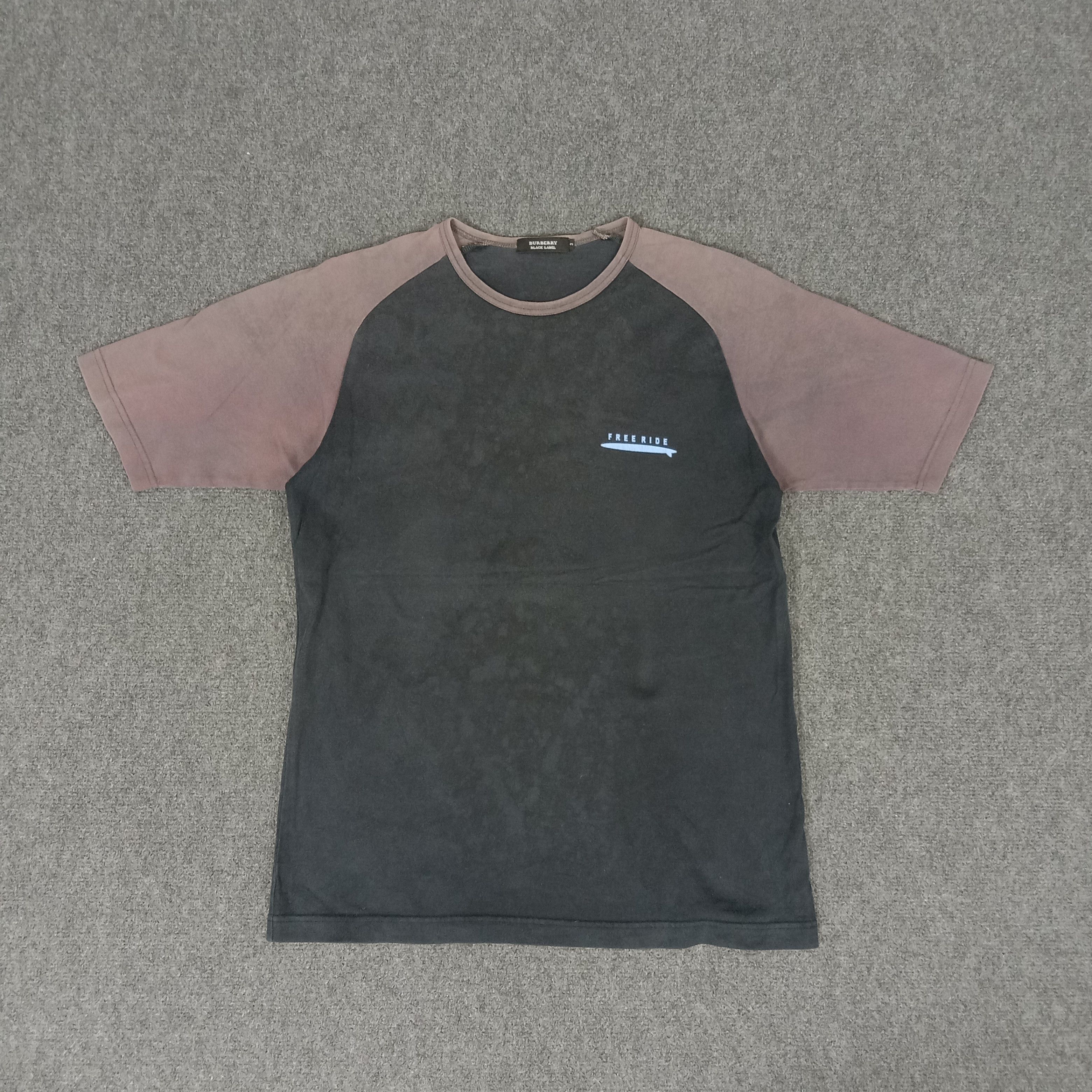 Burberry × Vintage Burberry Black Label 2007 Surfing Style Tshirt Size US M / EU 48-50 / 2 - 4 Thumbnail