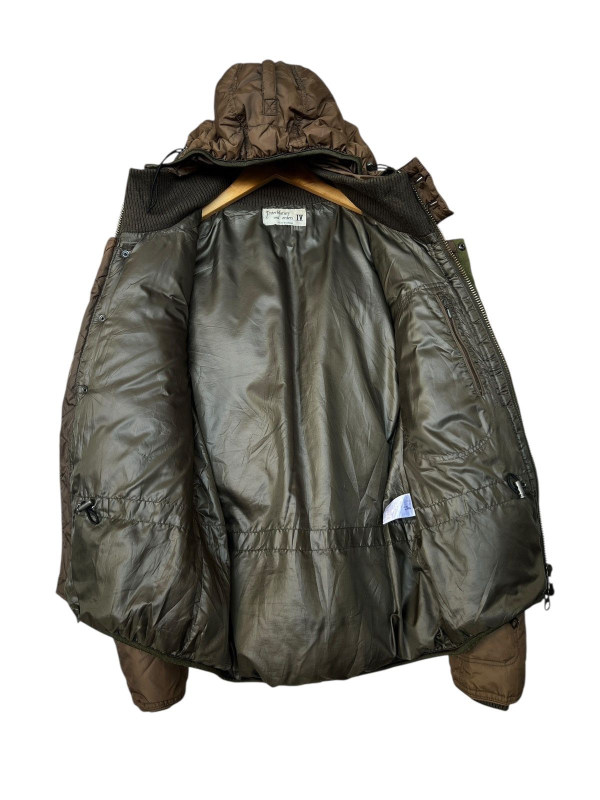 NANO universe Nano Universe Japan Brown Puffer Jacket Hoodie Size US M / EU 48-50 / 2 - 5 Thumbnail