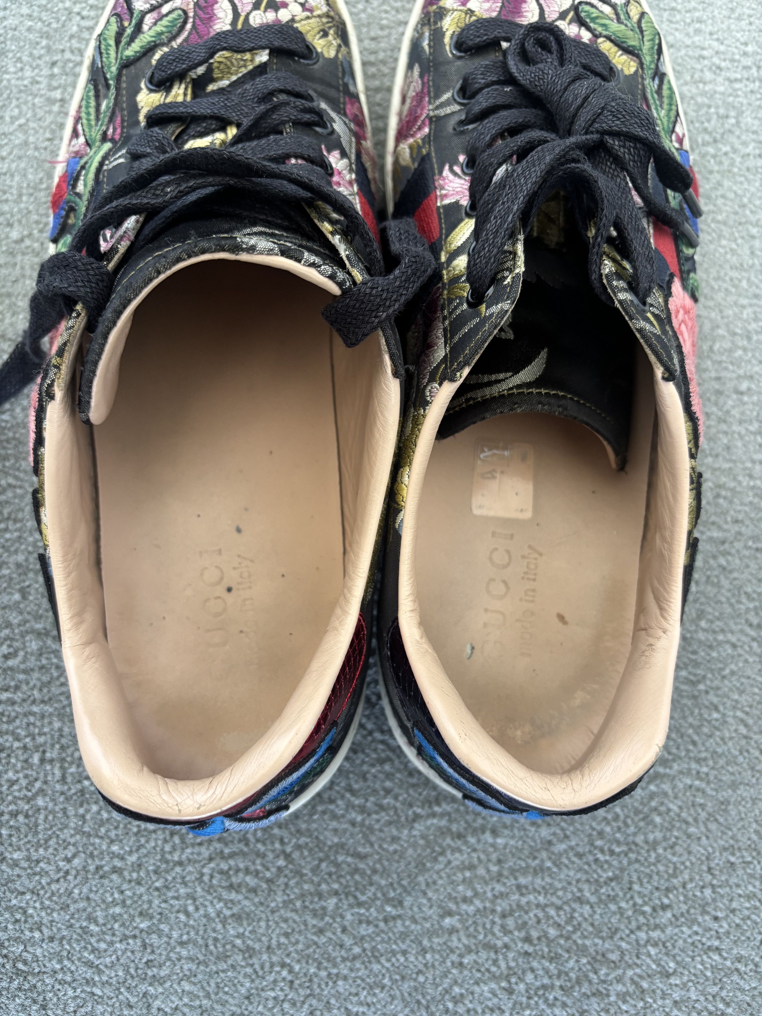 Gucci Gucci Ace Floral (Leather) Size US 9 / EU 42 - 6 Thumbnail