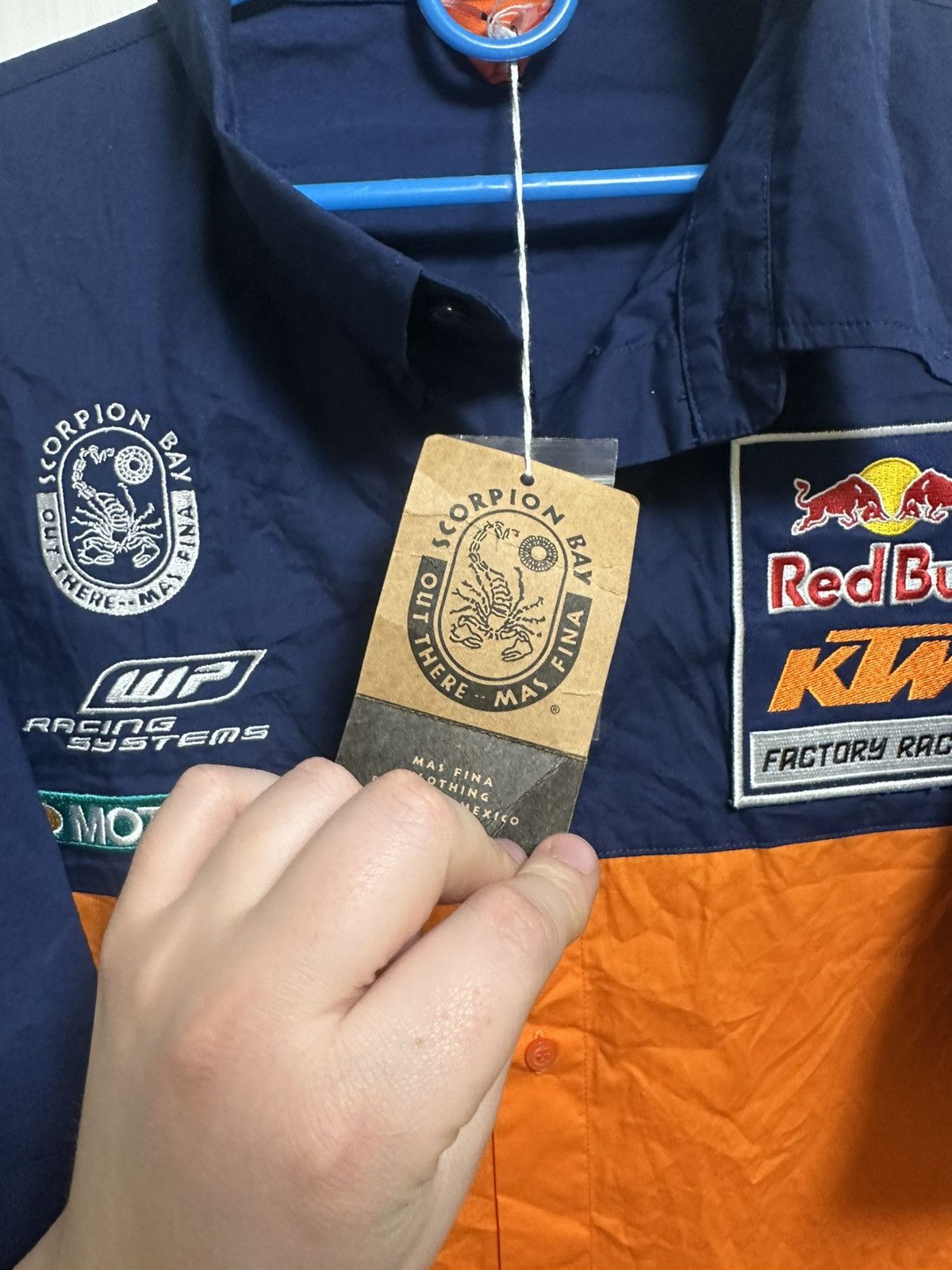 Red Bull × Vintage KTM Powerwear Red Bull Factory Racing Button shirt size 2XL Size US XXL / EU 58 / 5 - 6 Thumbnail