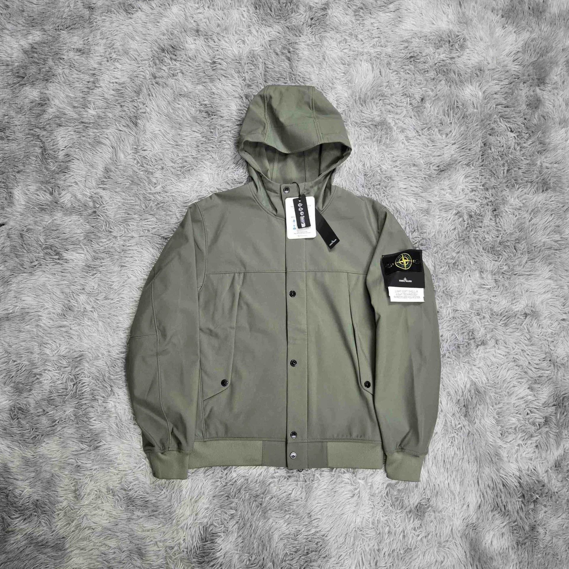 Stone Island stone island soft shell hooded jacket for men Size US M / EU 48-50 / 2 - 1 Thumbnail