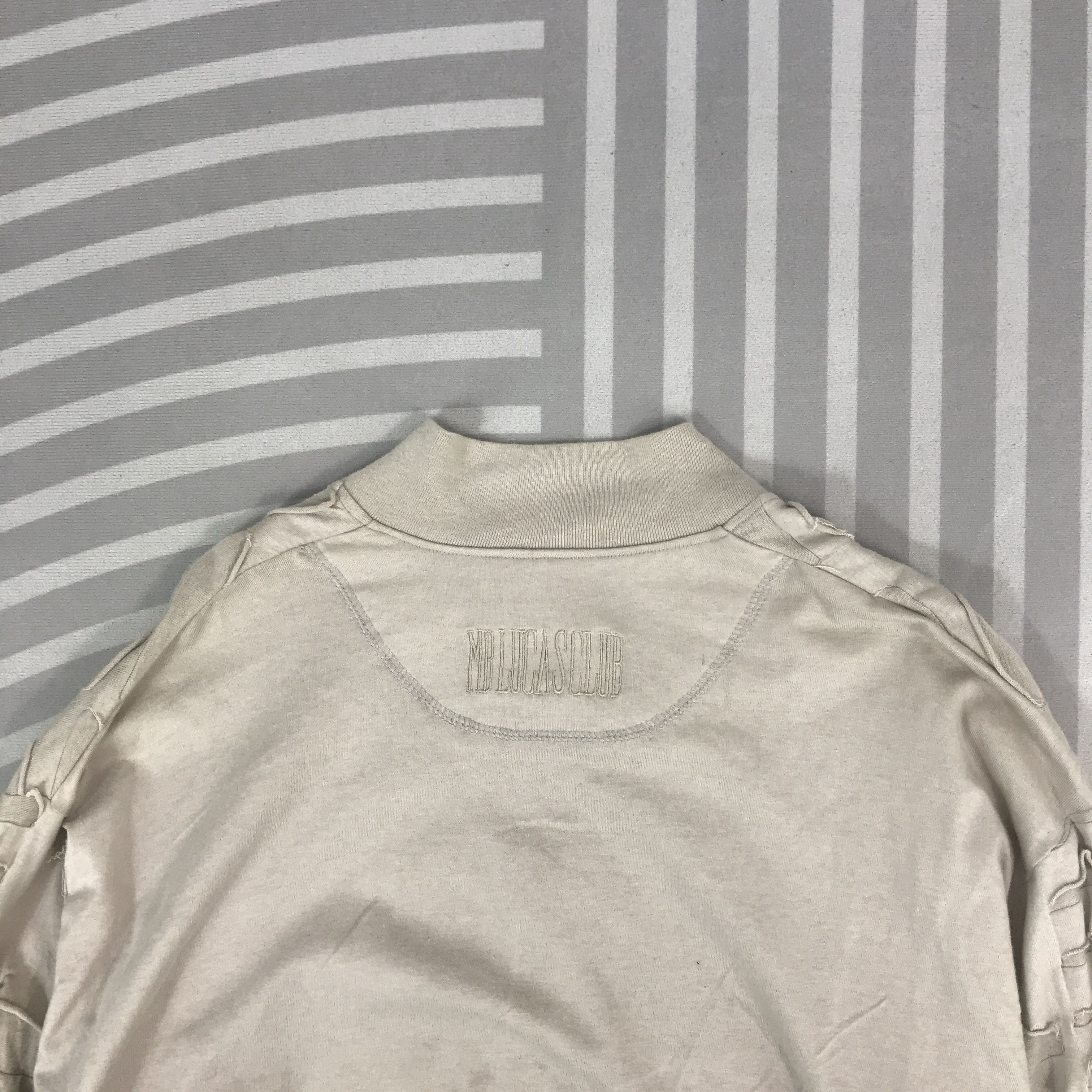 Japanese Brand × Vintage Japan MB Lucas Distressed design bomber Jacket Size US L / EU 52-54 / 3 - 4 Thumbnail