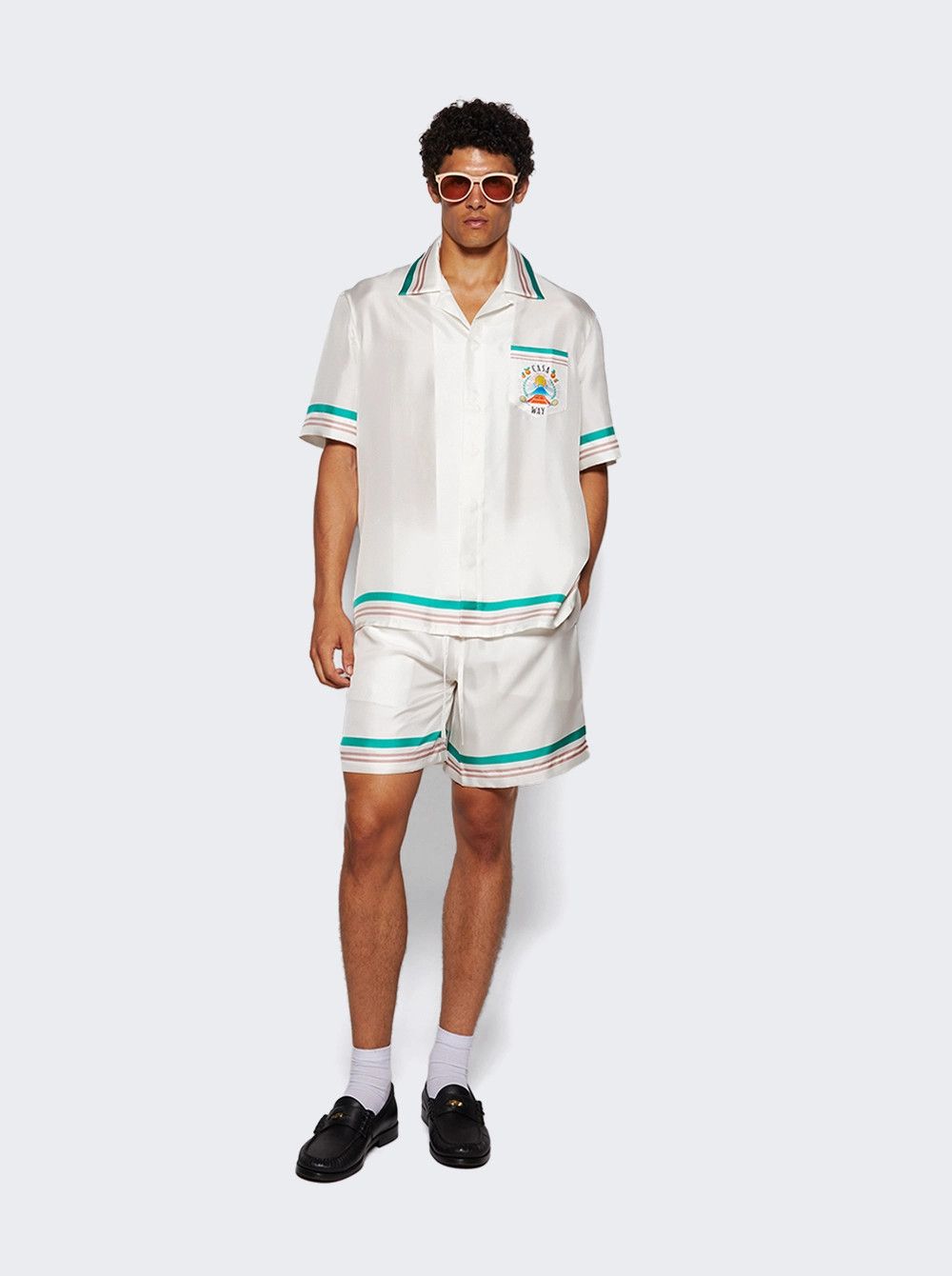 Casablanca os11x0326 Drawstring Shorts in Multicolor Size US 30 / EU 46 - 5 Thumbnail