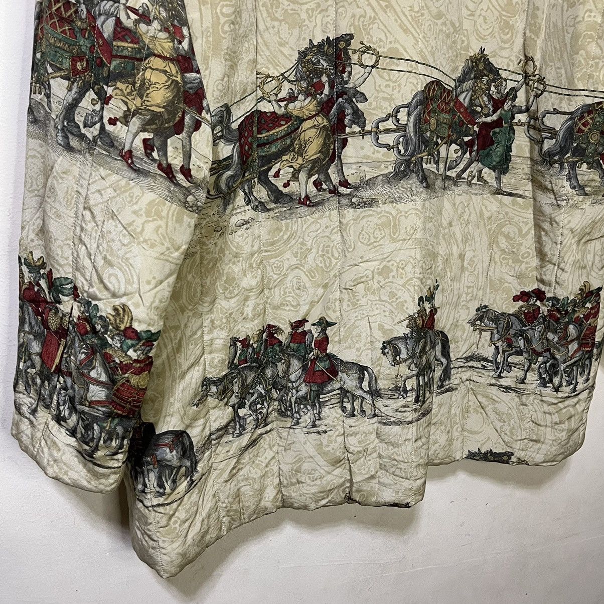 Burberry Vintage Burberrys Classic Horseman Design Silk Jacket Size US L / EU 52-54 / 3 - 18 Thumbnail