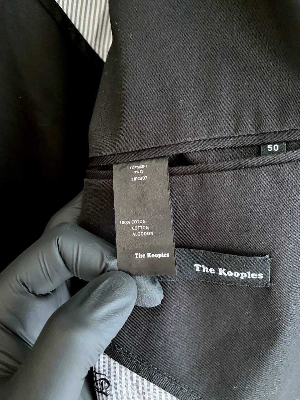 Designer × The Kooples The Kooples Men's Cotton Trench Coat With Leather Inserts, M Size US M / EU 48-50 / 2 - 16 Thumbnail